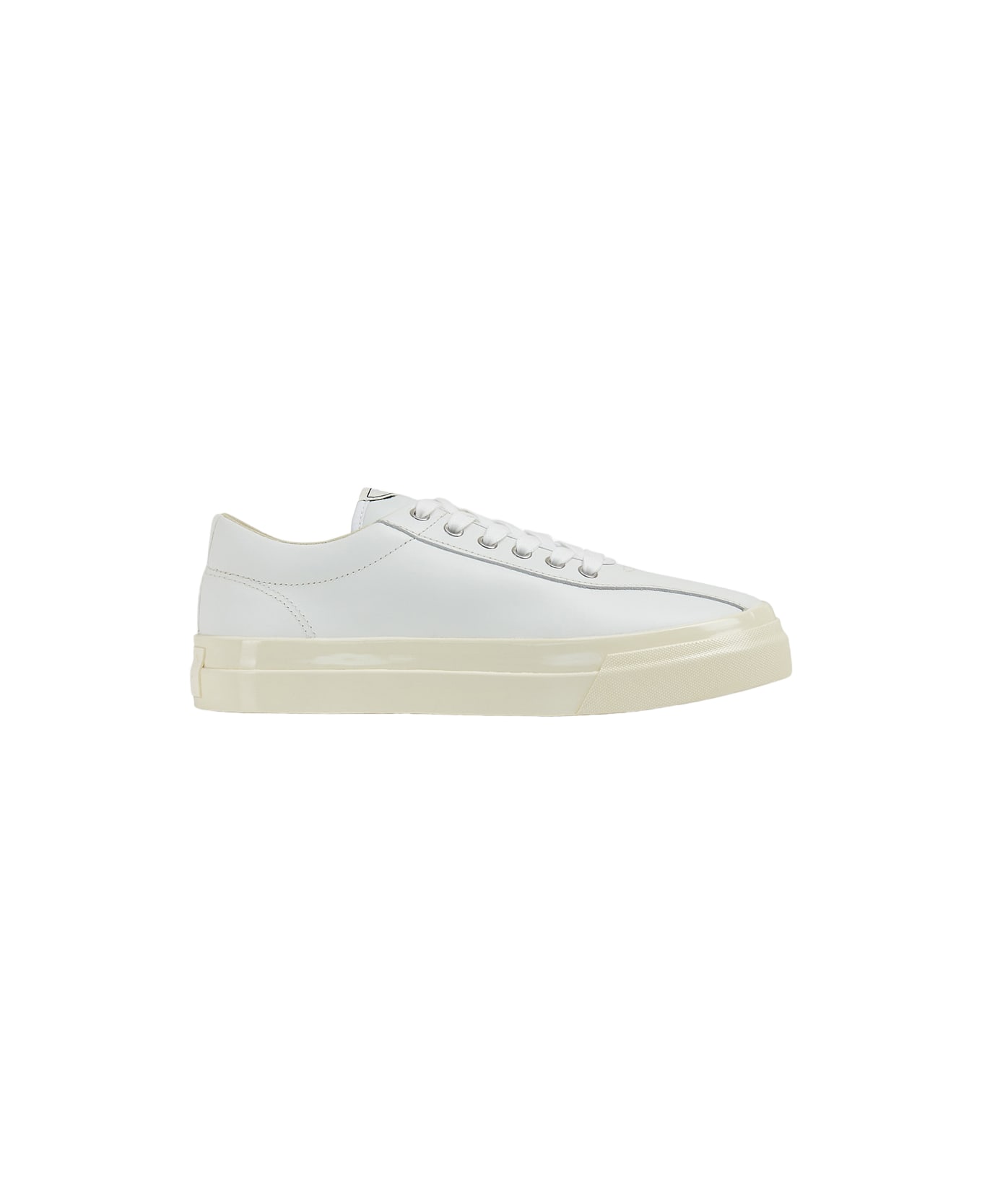 S.W.C Stepney Workers Club Dellow M Leather White leather low sneaker - Dellow M leather - Bianco