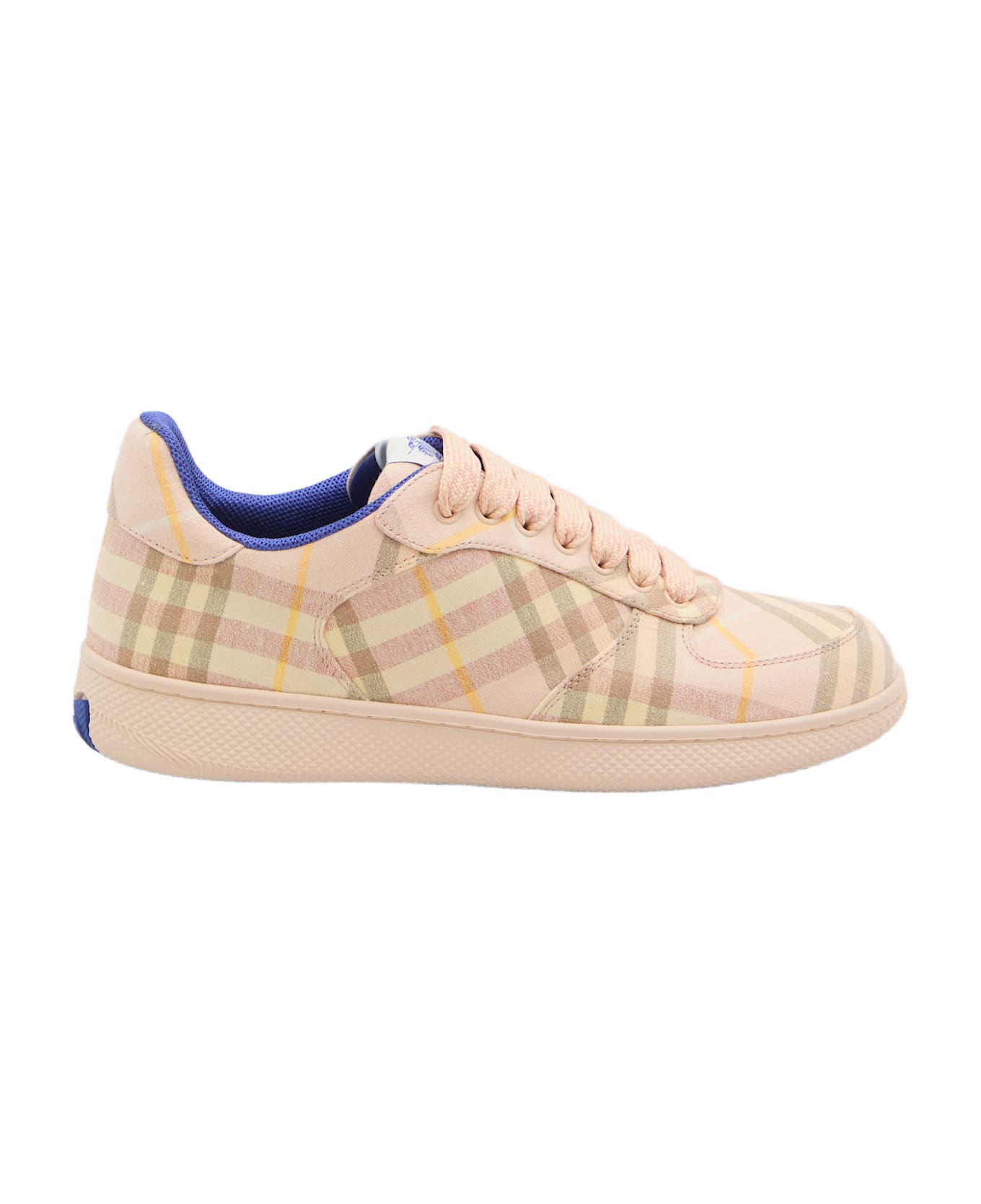 Burberry Check Terrace Sneakers - BEIGE
