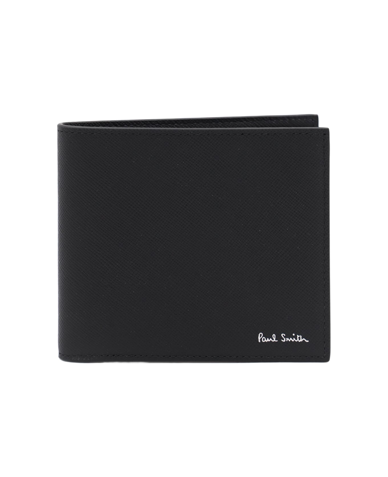Paul Smith Black Leather Wallet - Black