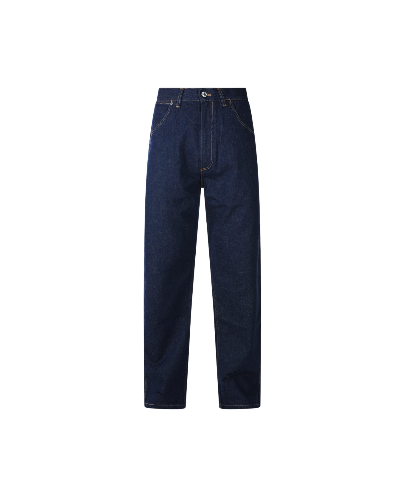 Vivienne Westwood Dark Blue Cotton Denim Jeans - Blue