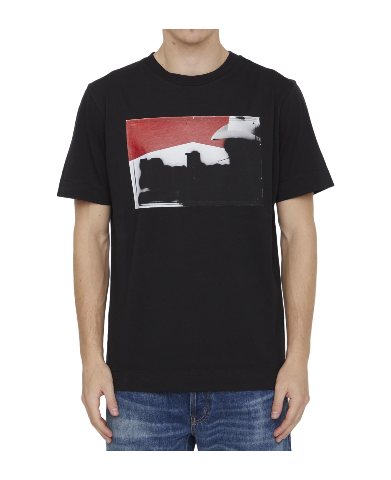 1017 ALYX 9SM Printed Cotton T-shirt - BLACK シャツ