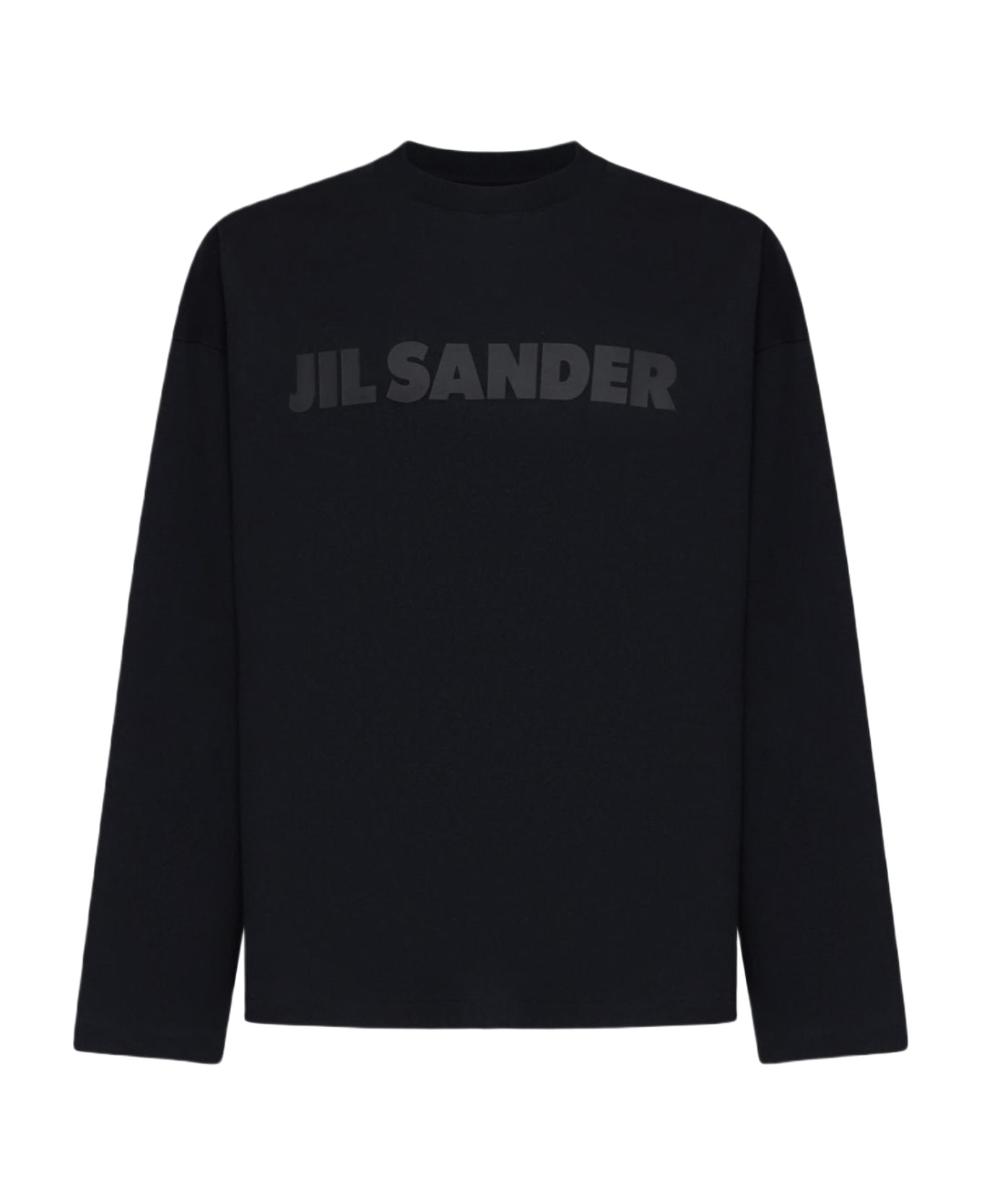 Jil Sander Black Cotton T-shirt - BLACK