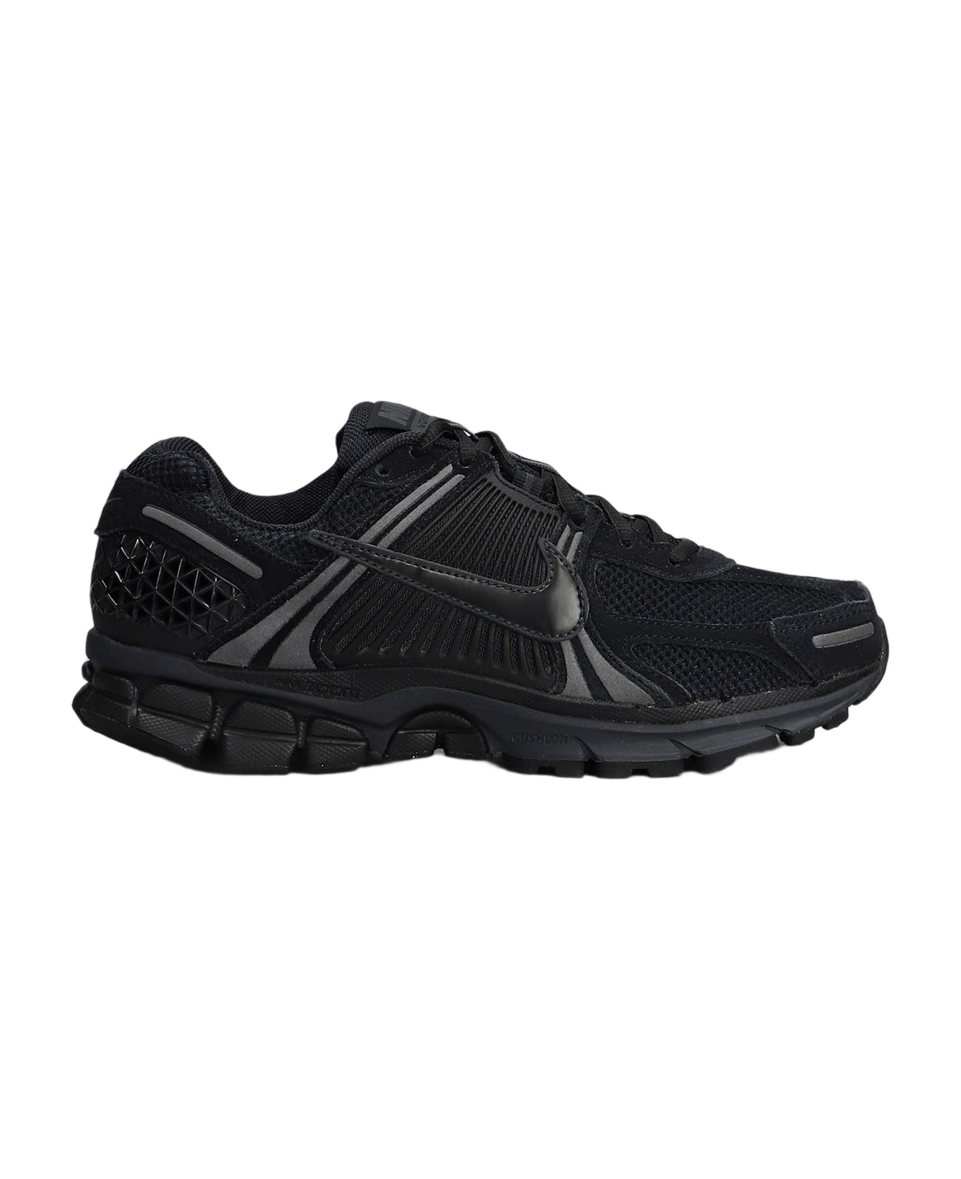 Nike Zoom Vomero 5 Sneakers In Black Leather And Fabric - black