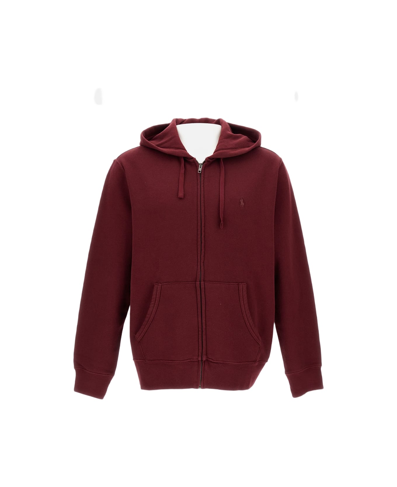 Ralph Lauren Zip-up Sweatshirt - RICH RUBY