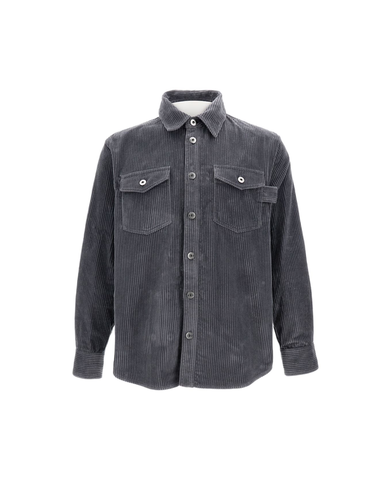 Bottega Veneta Shirt Matt Cotton Corduroy - Grey