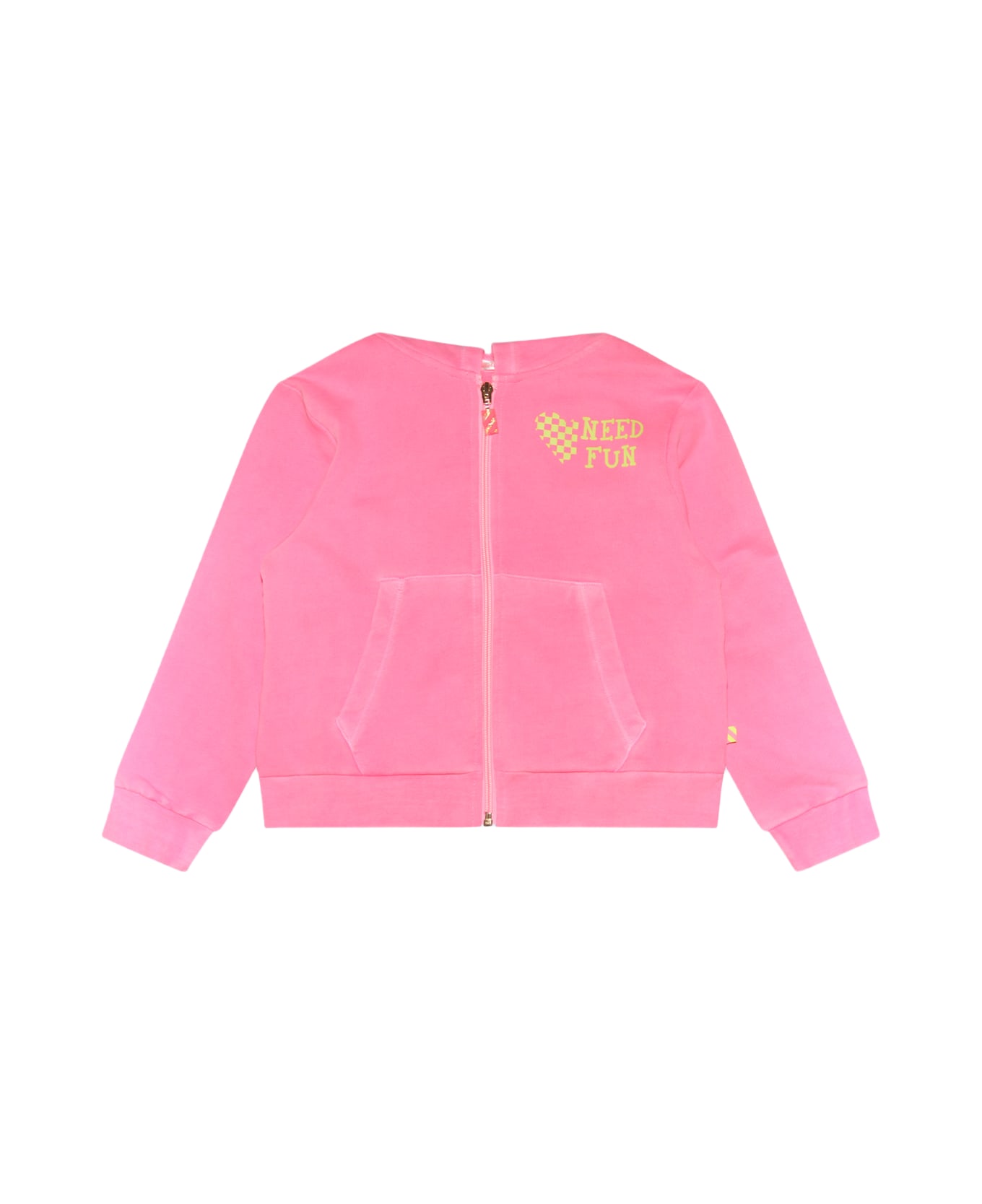 Billieblush Pink Multicolour Cotton Sweatshirt - Pink ニットウェア＆スウェットシャツ
