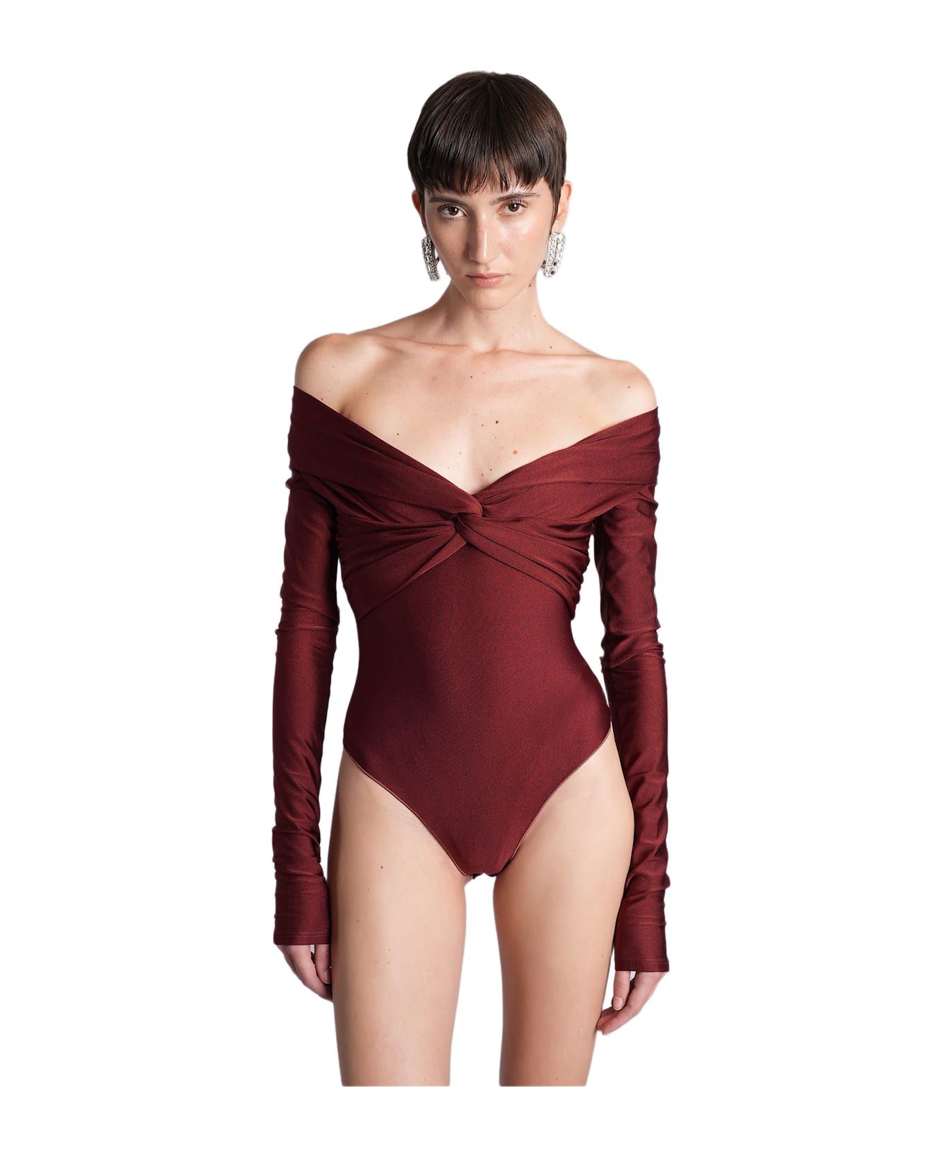 The Andamane Kendall Body In Bordeaux Polyamide - bordeaux