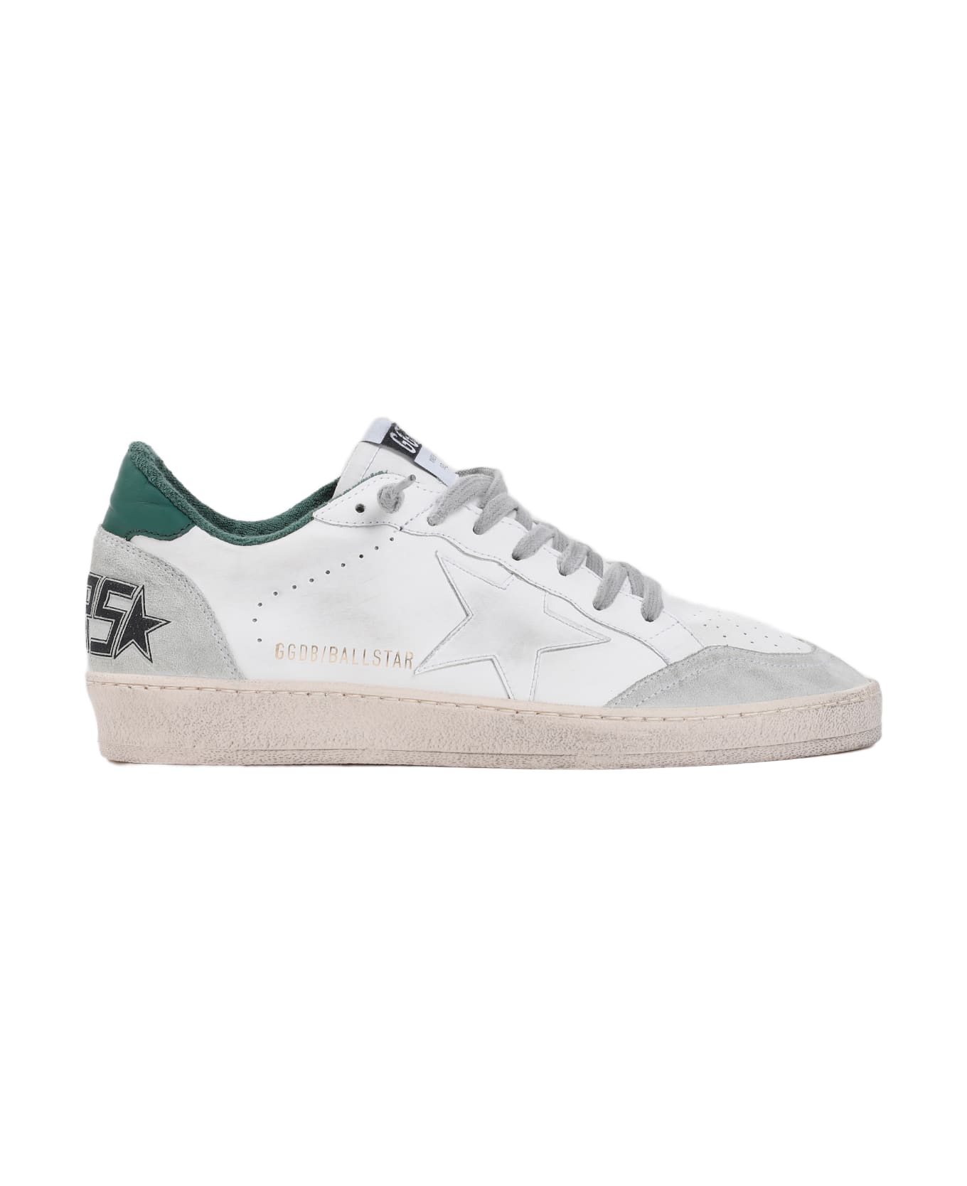 Golden Goose Ball Star Sneakers - White Ice Green