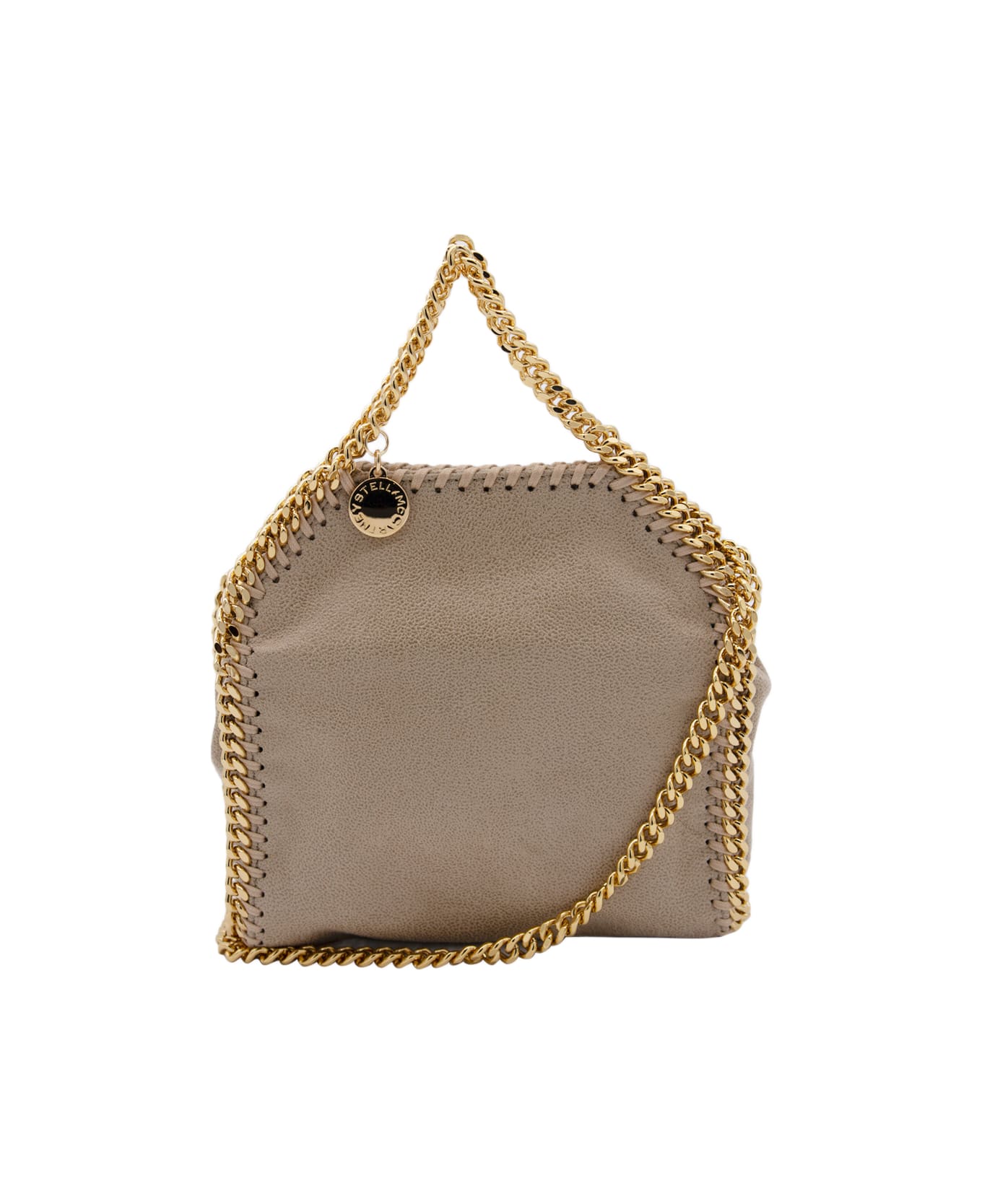 Stella McCartney Crea, Faux Leather Micro Falabella Tote Bag - BUTTER CREAM