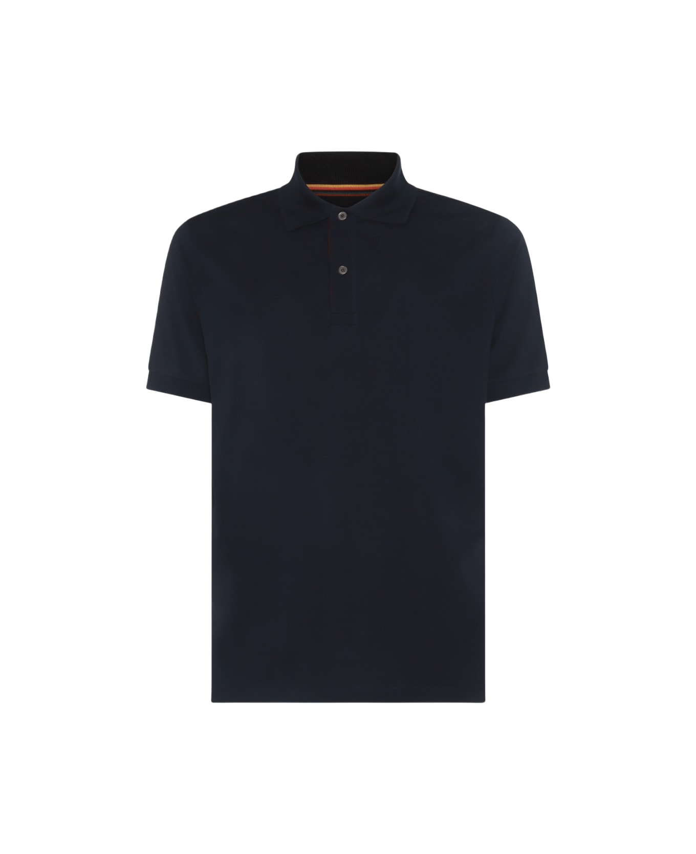 PS by Paul Smith Navy Blue Cotton Polo Shirt Polo Shirt - VERY DARK NAVY