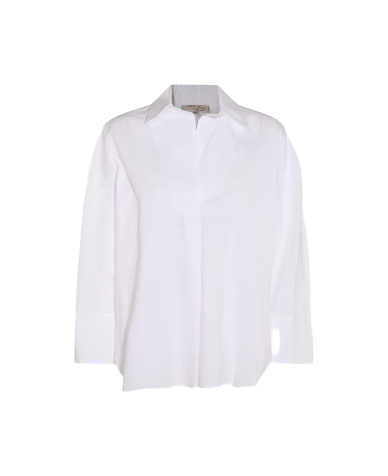 Antonelli White Cotton Shirt - White