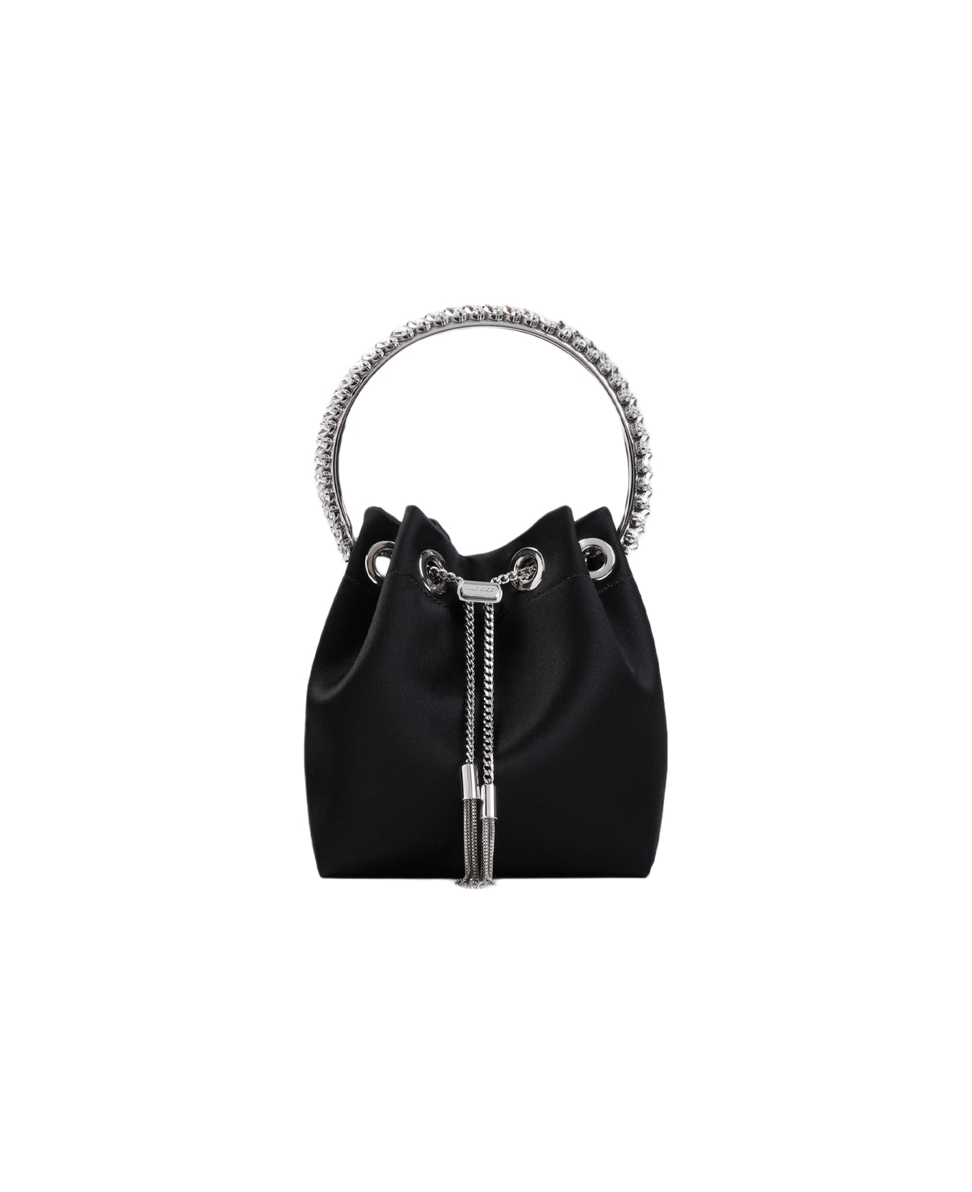 Jimmy Choo Bon Bon Handbag - Black Crystal