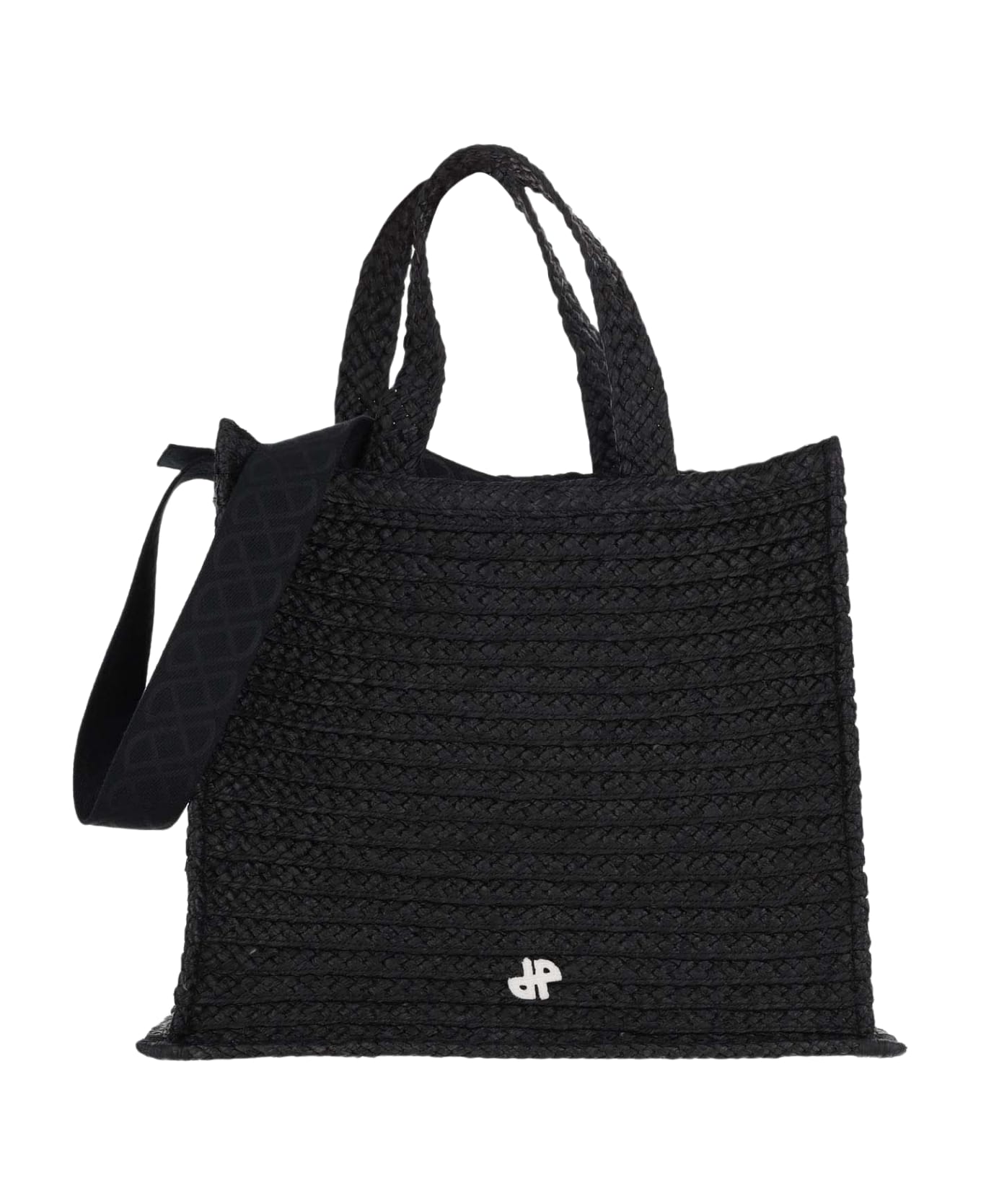 Patou Large Jp Tote Bag - Black トートバッグ