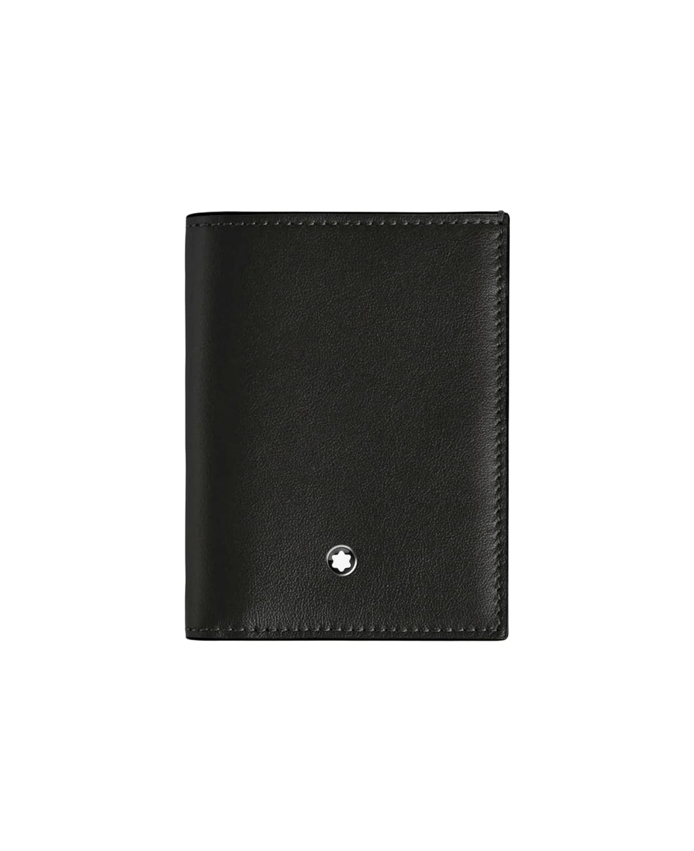 Montblanc Leather Wallet With Logo - Black