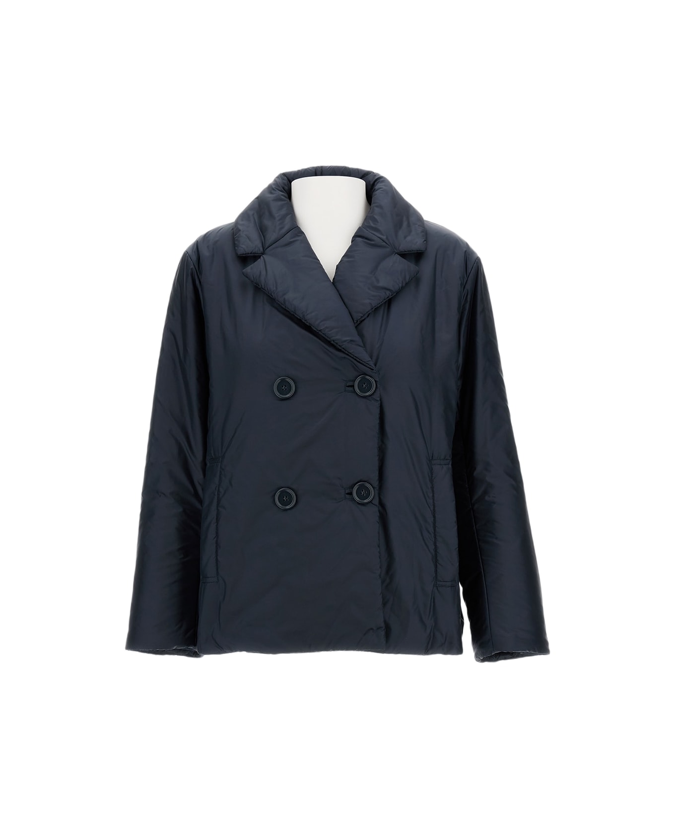 Max Mara The Cube Camelia Double Breasted Jacket - Blue
