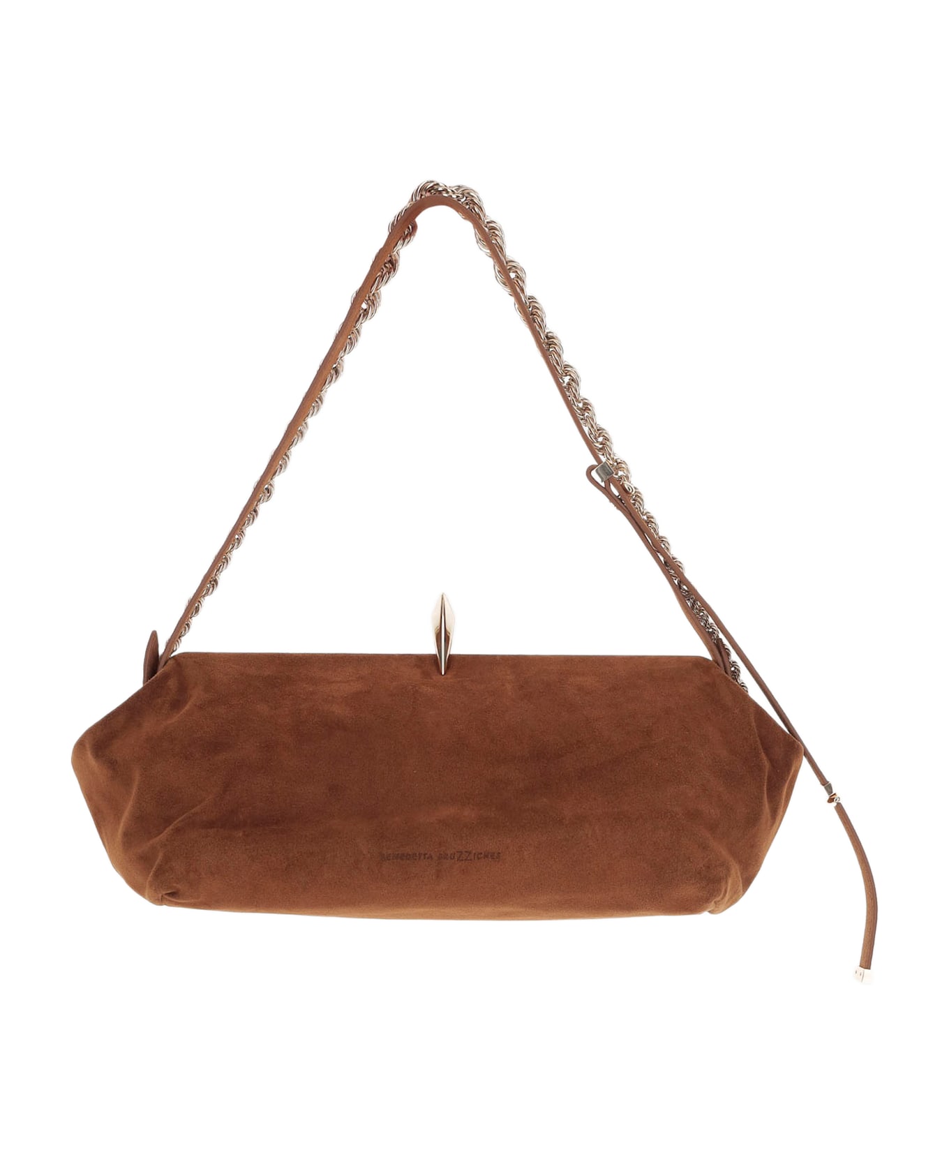 Benedetta Bruzziches Sophia Suede Leather Bag - Brown