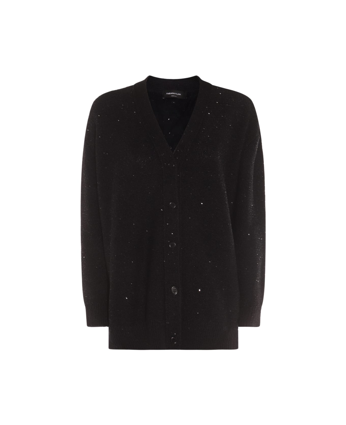 Fabiana Filippi Dark Blue Cotton Knitwear - Blue