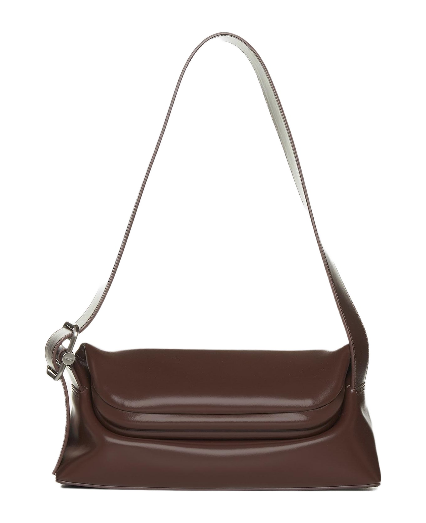 OSOI Folder Brot Leather Bag - DARK BROWN