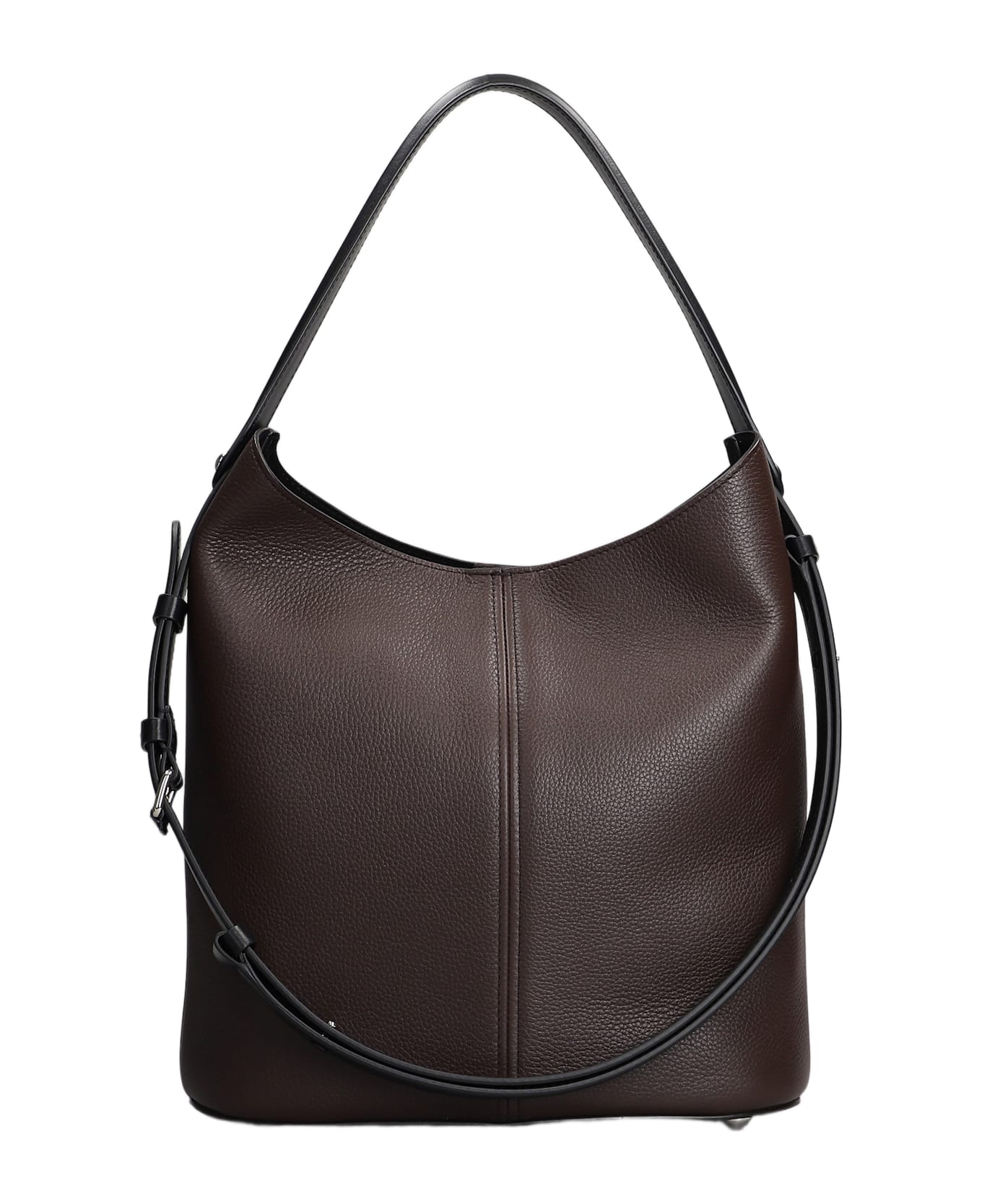Maison Margiela Dres Sage Hobo Shoulder Bag In Brown Leather - brown