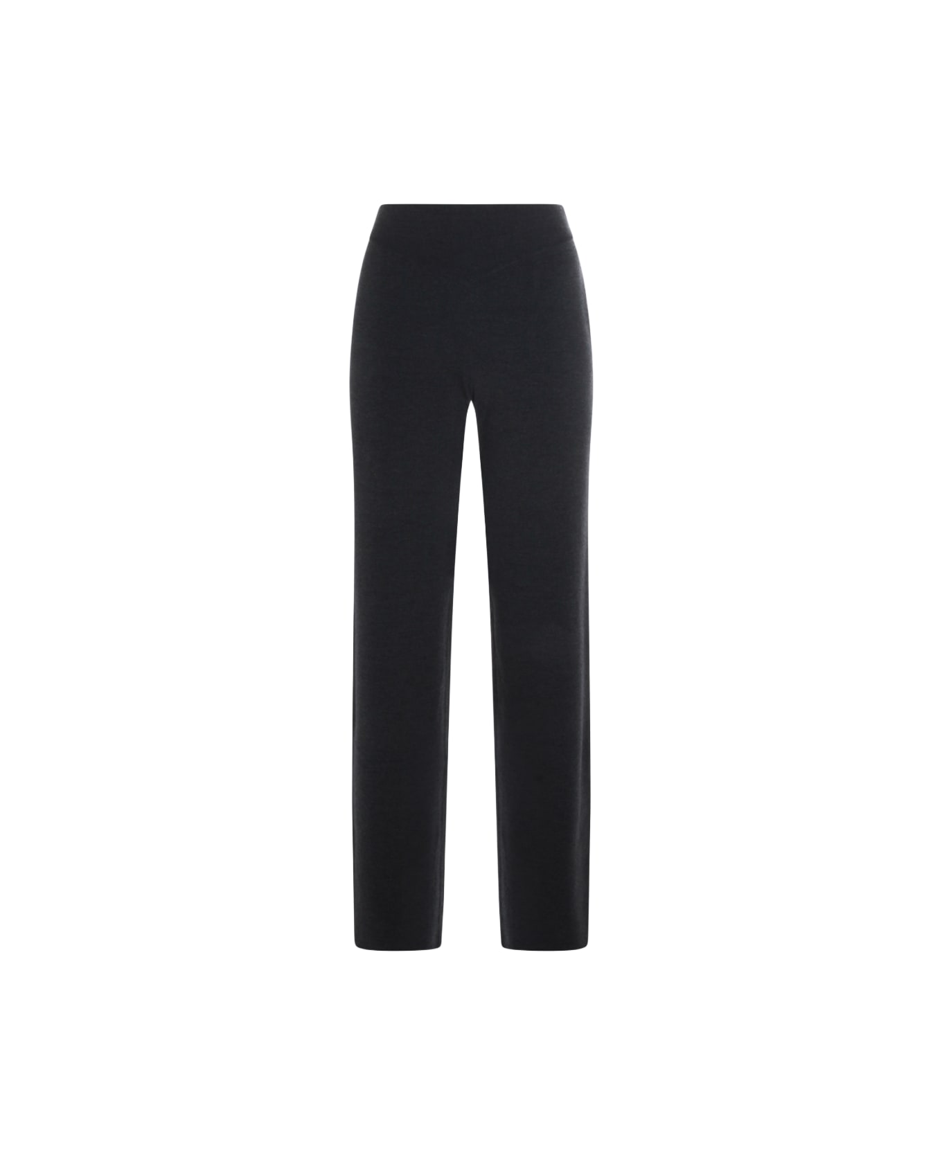 Aya Muse Dark Grey Wool Pants - Charcoal