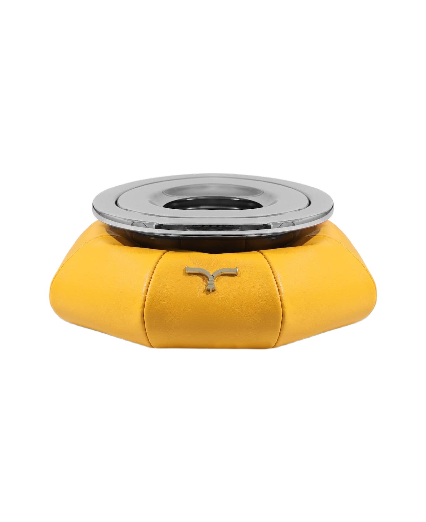 Larusmiani Leather Boat Ashtray  - Yellow