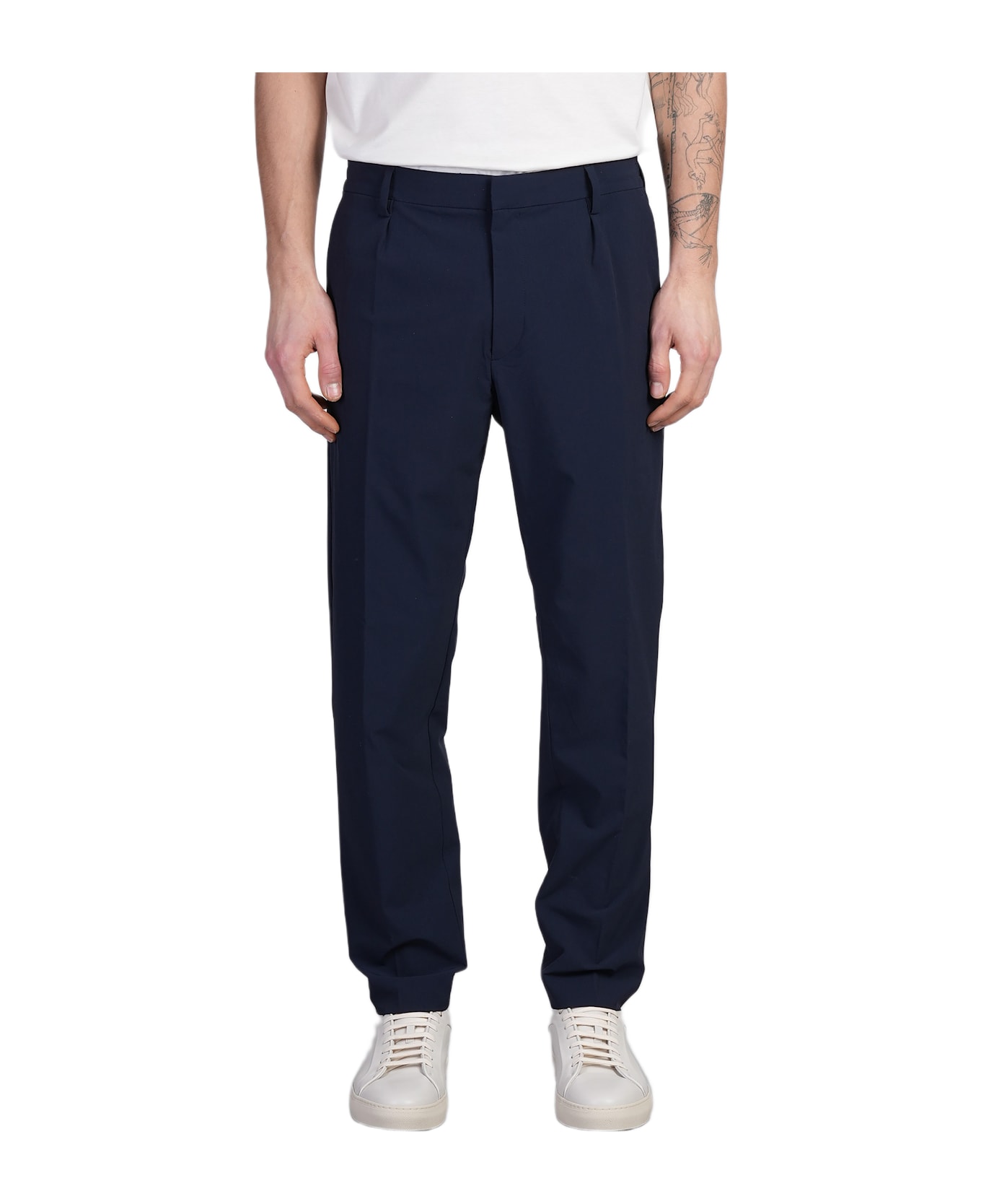 Paul Smith Pants In Blue Nylon - blue
