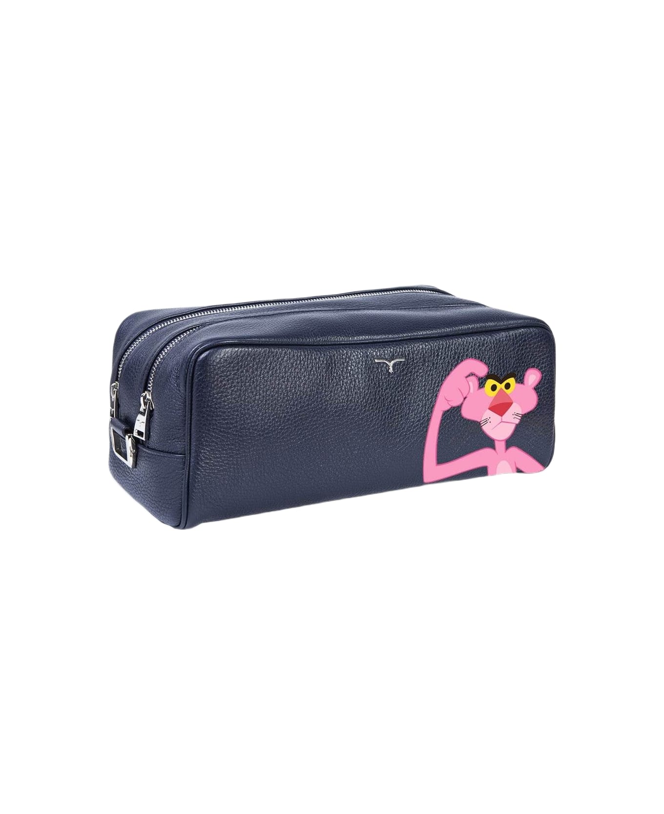 Larusmiani Nécessaire 'pink Panther' Luggage - Navy トラベルバッグ