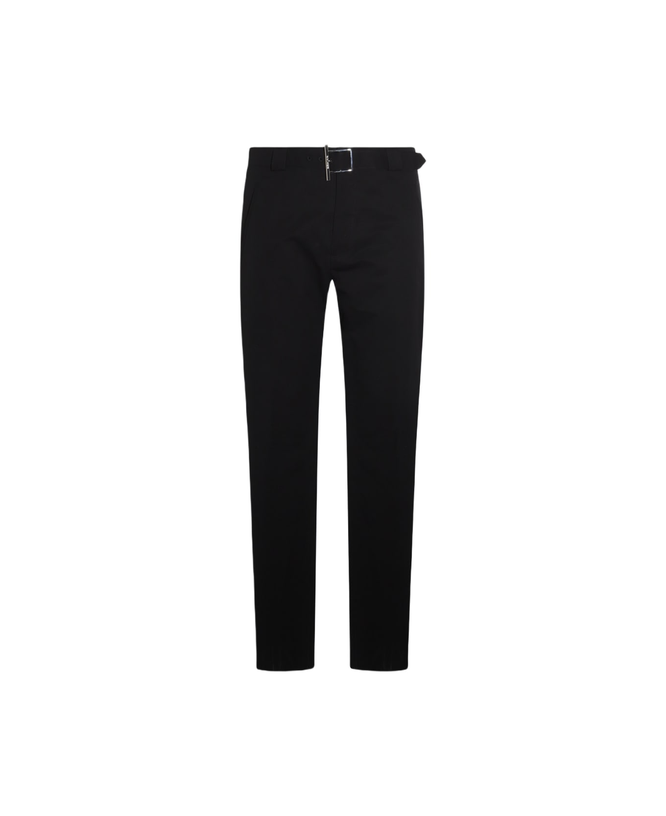 Alexander McQueen Black Cotton Pants - Black