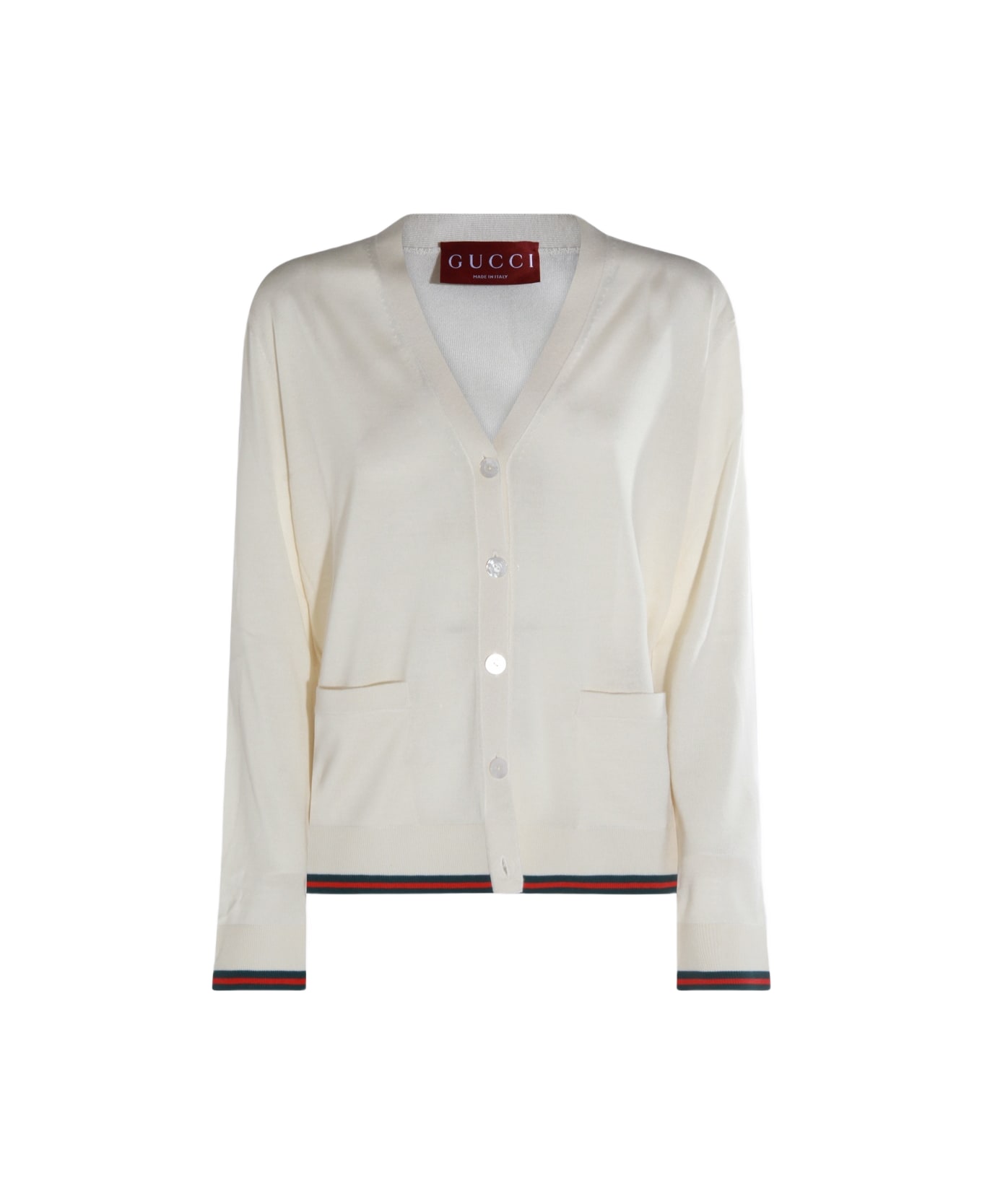 Gucci White Wool Knitwear - White