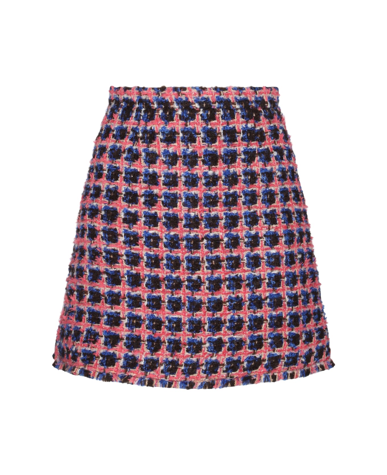 Etro Multicolor And Pink Wool Skirt - Pink スカート