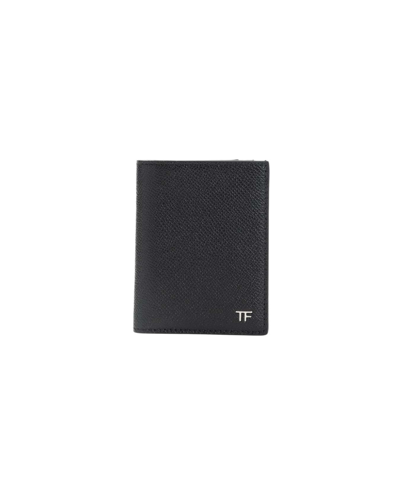 Tom Ford Calf Leather Wallet - Naa Black