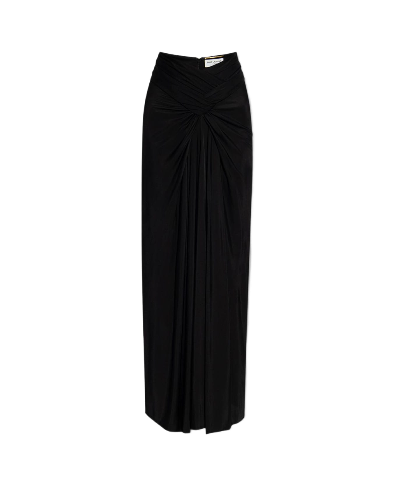 Saint Laurent Draped Skirt - Noir