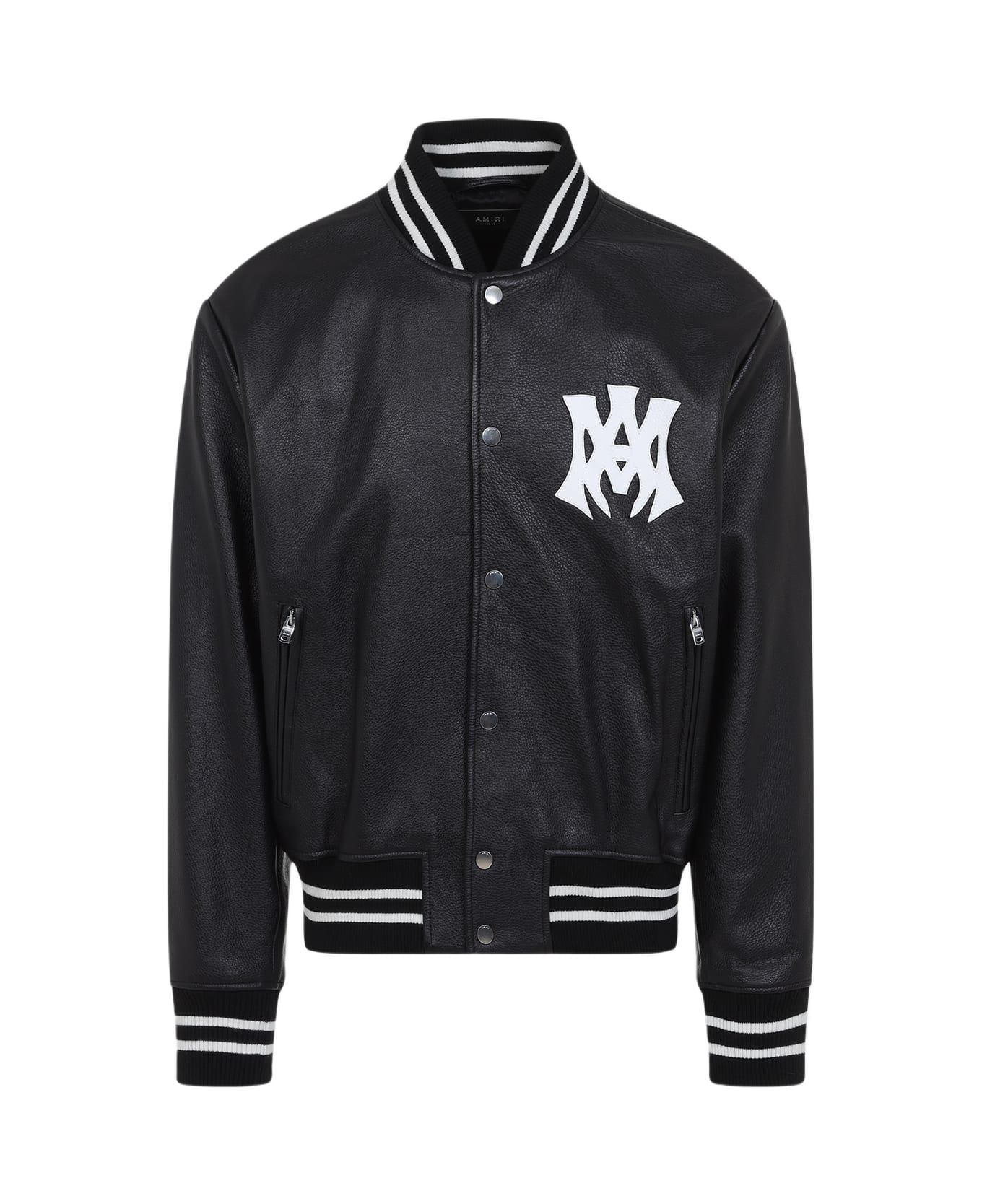 AMIRI Hollywood Leather Bomber - Black