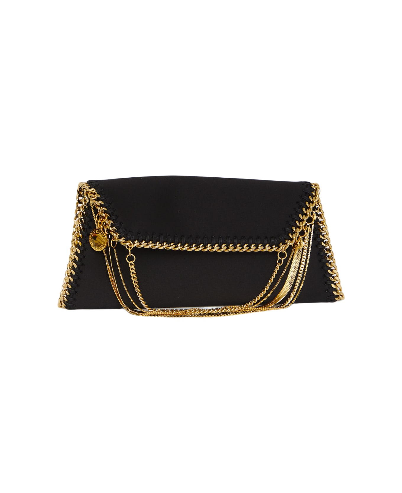 Stella McCartney Multi Chain Falabella Pouch - BLACK
