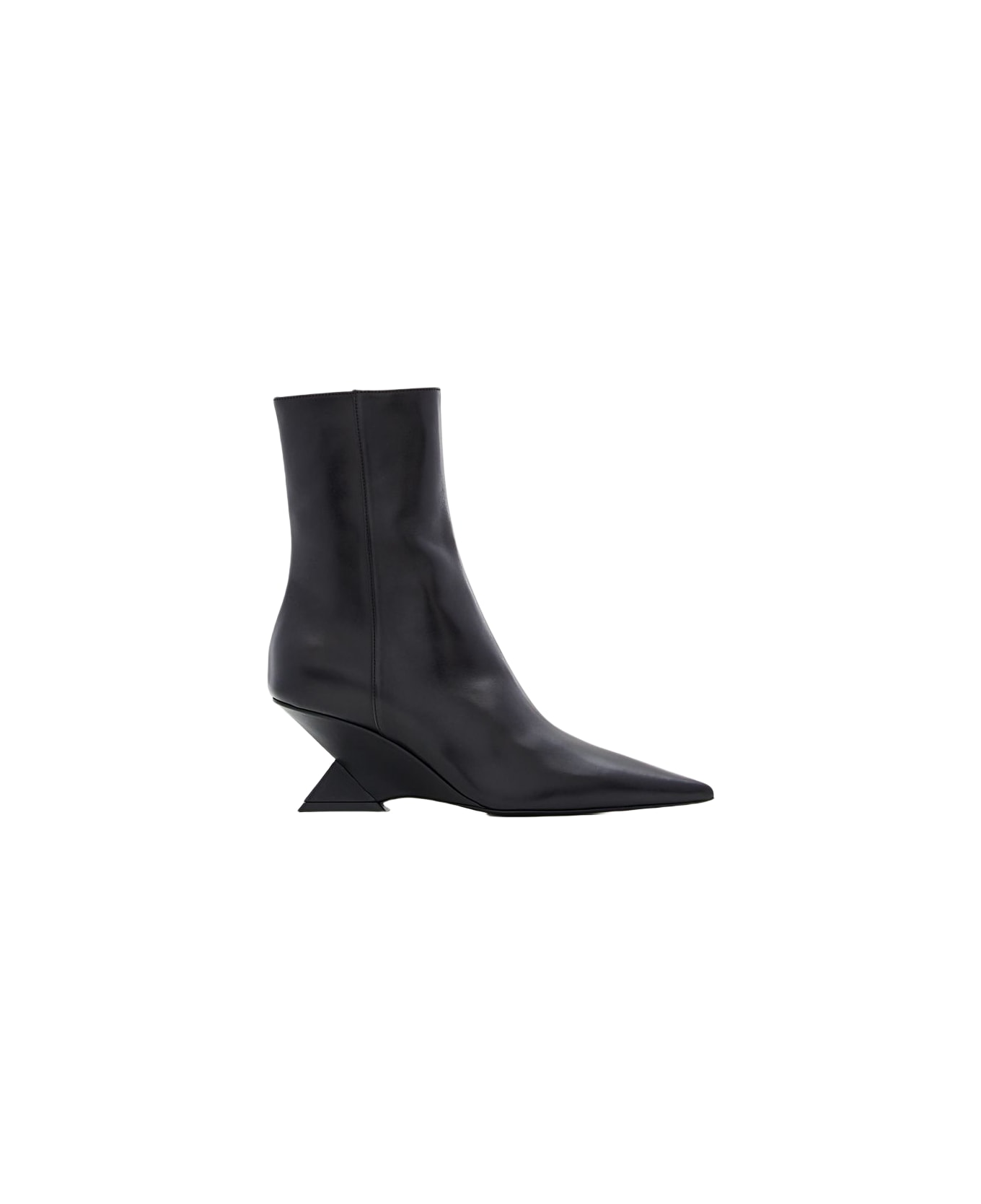 The Attico Heeled Cheope Ankle Boots - Black