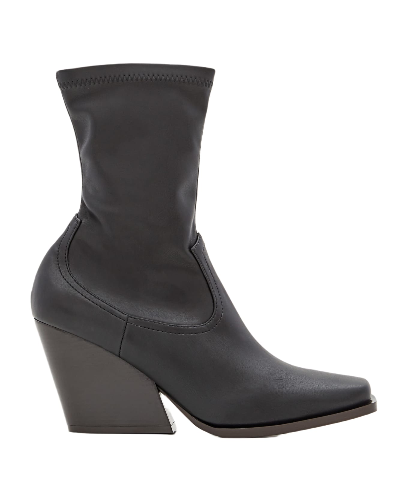Stella McCartney Stretch Cowboy Boots - Black