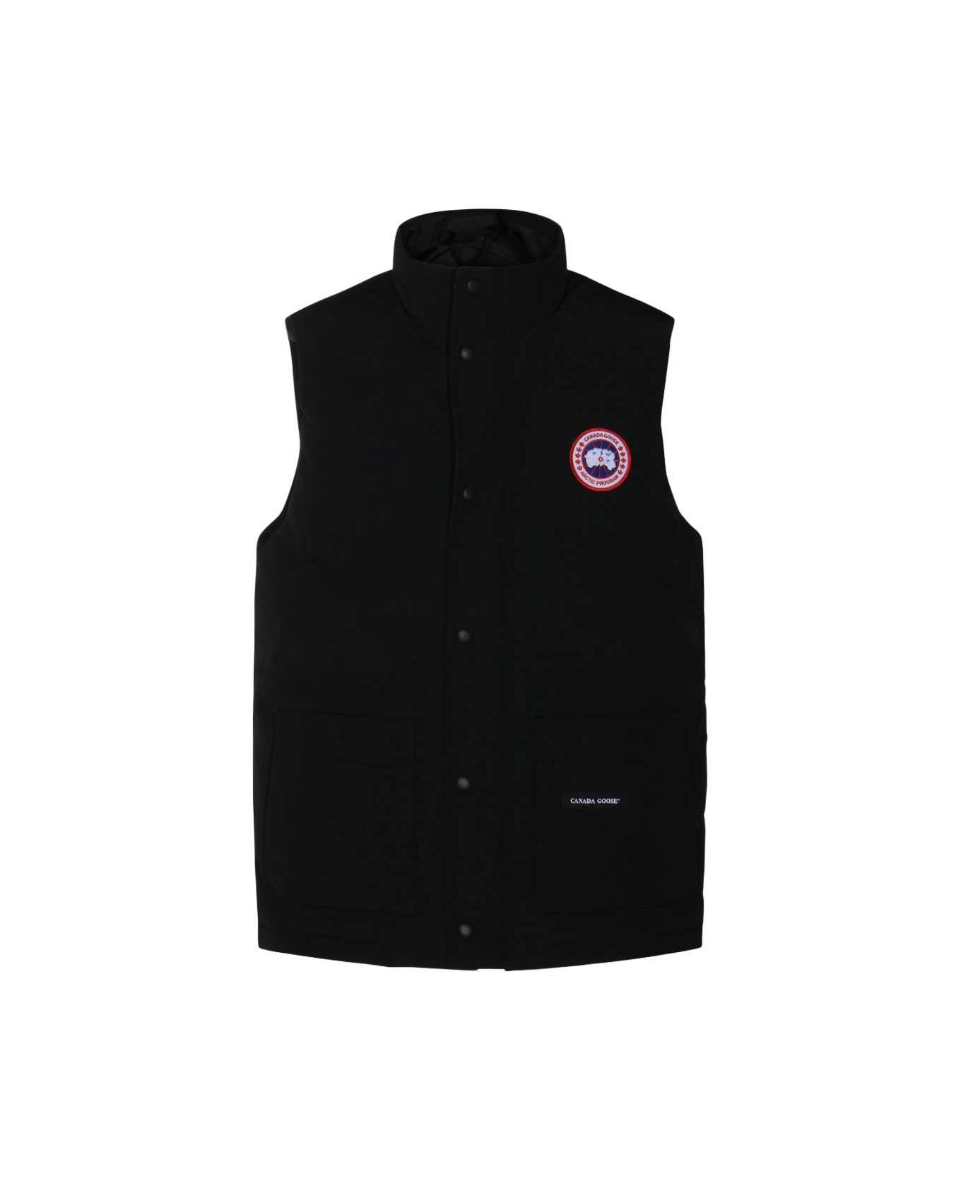Canada Goose Black Freestyle Crew Vest Down Jacket - Black