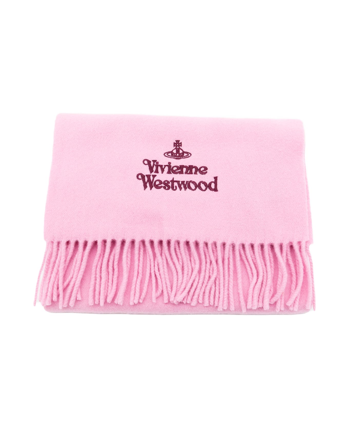 Vivienne Westwood Pink Wool Scarves - Pink