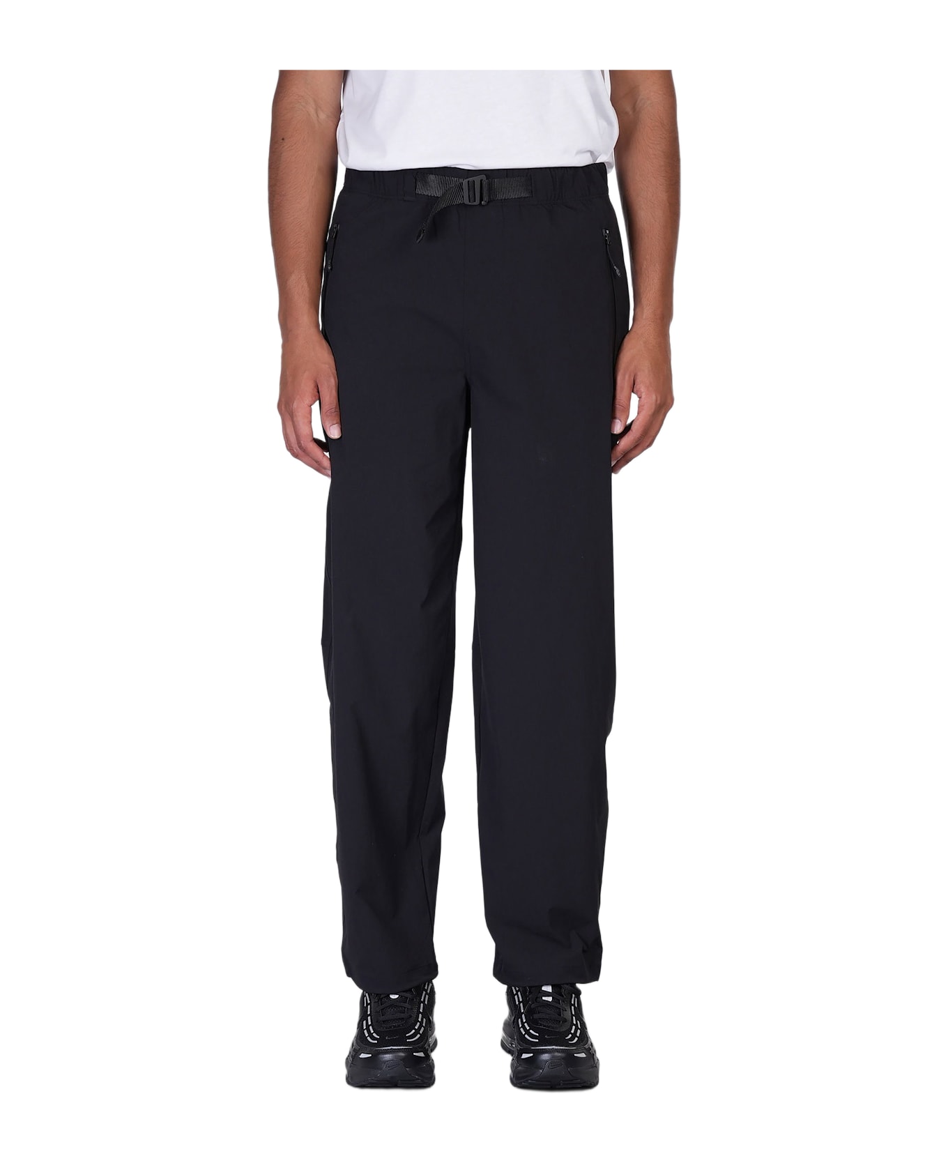 The North Face North Dome Wind Pant Pants In Black Nylon - black