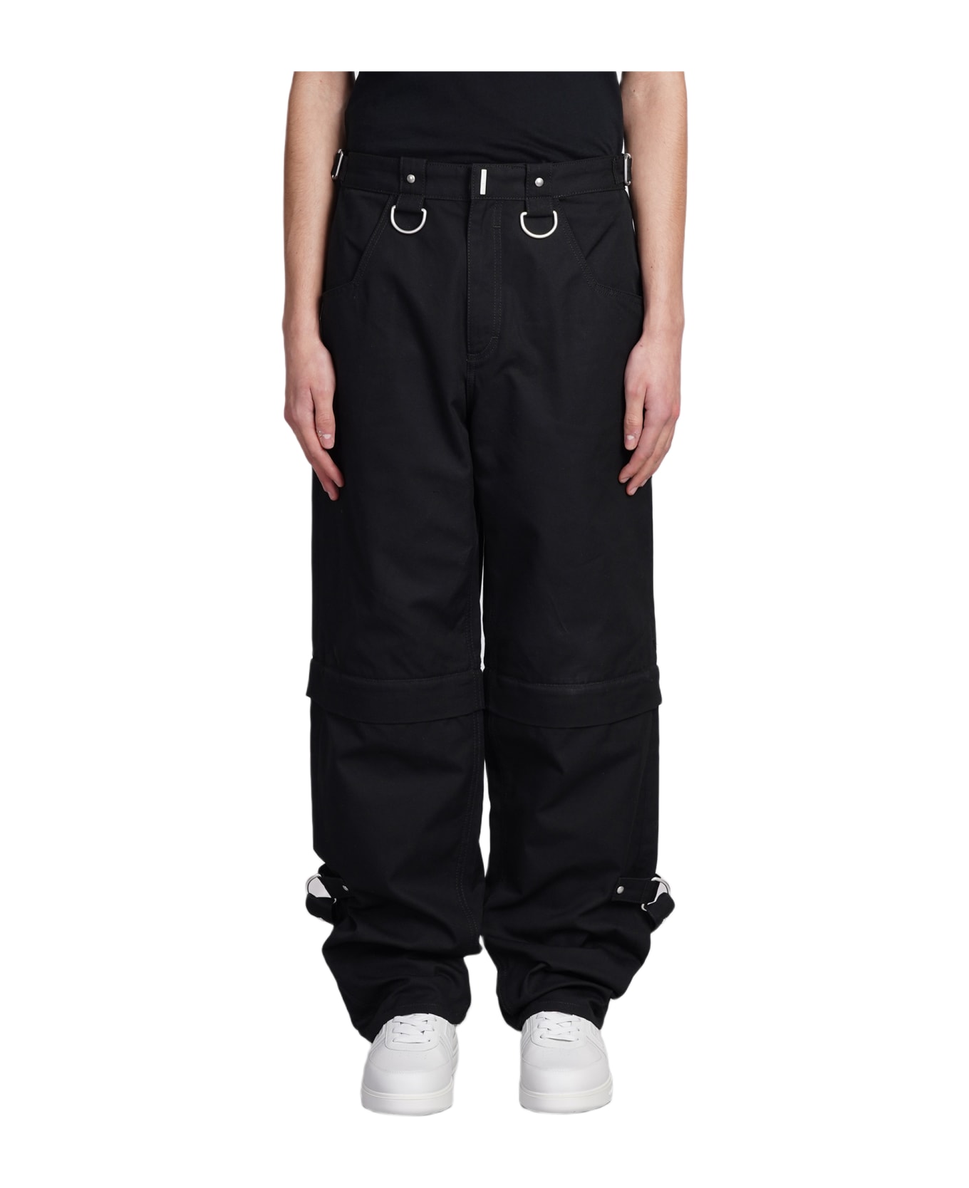 Givenchy Pants In Black Cotton - black ボトムス
