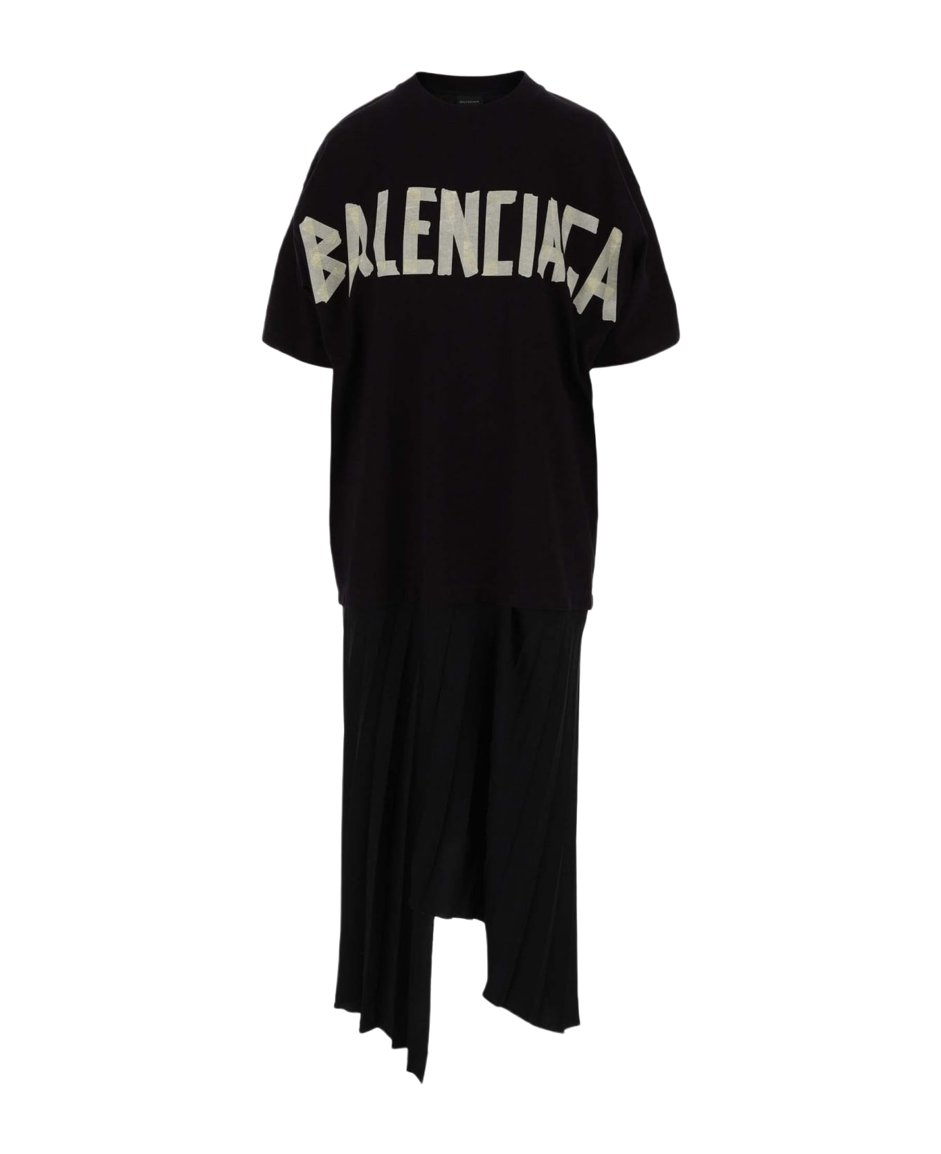 Balenciaga Tape Type Dress - Black