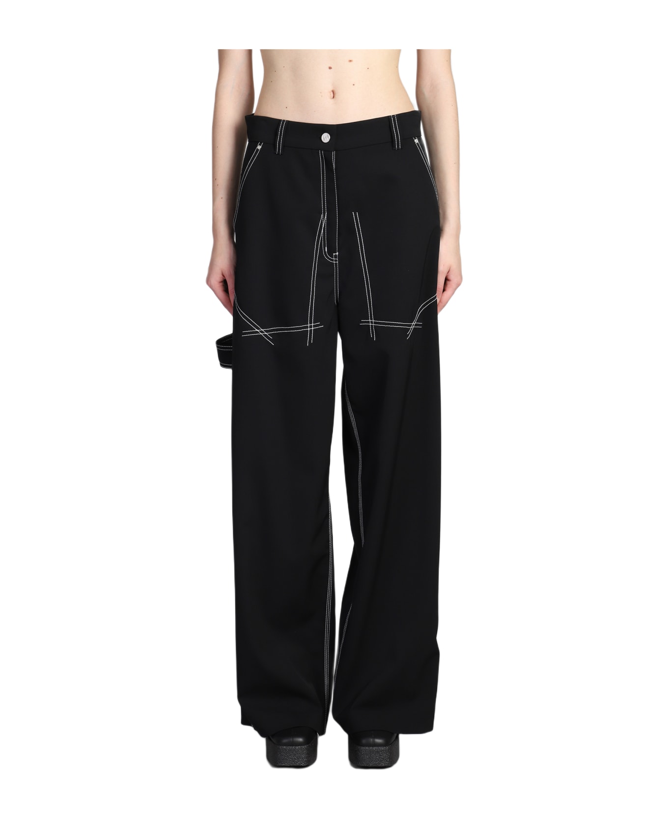 パンツ ALTER MAT PANTS Stella McCartney Black Alter Mat pants for Women Online USA