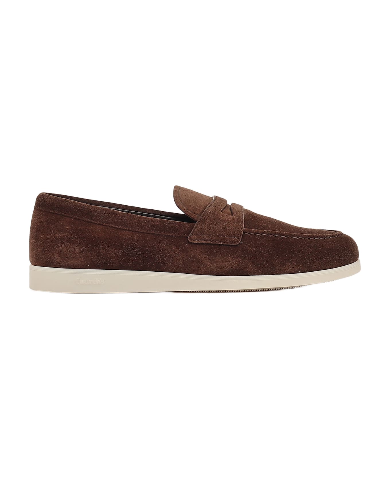 Church
s Portsmouth Soft Suede Loafers - TESTA DI MORO