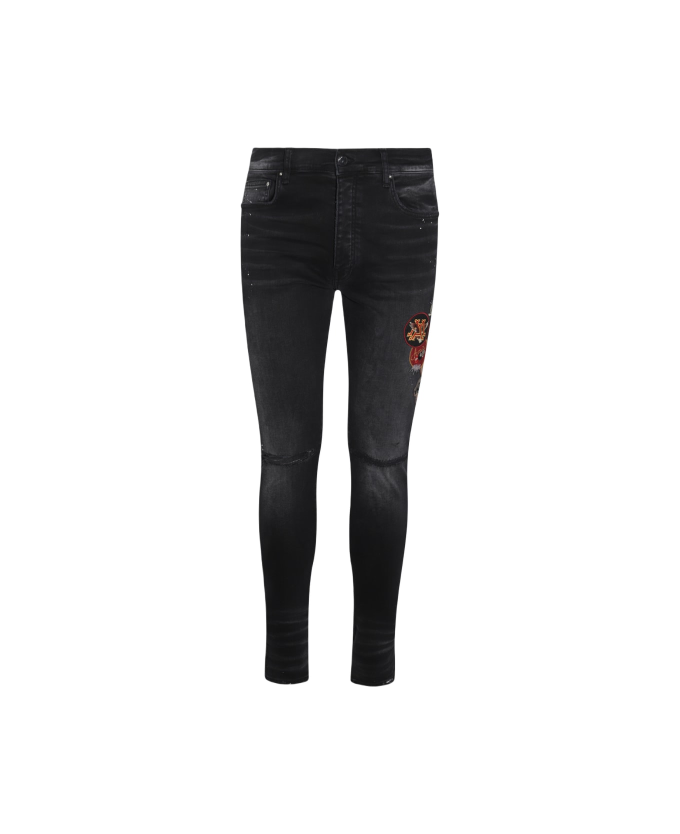 AMIRI Black Cotton Denim Jeans - Black