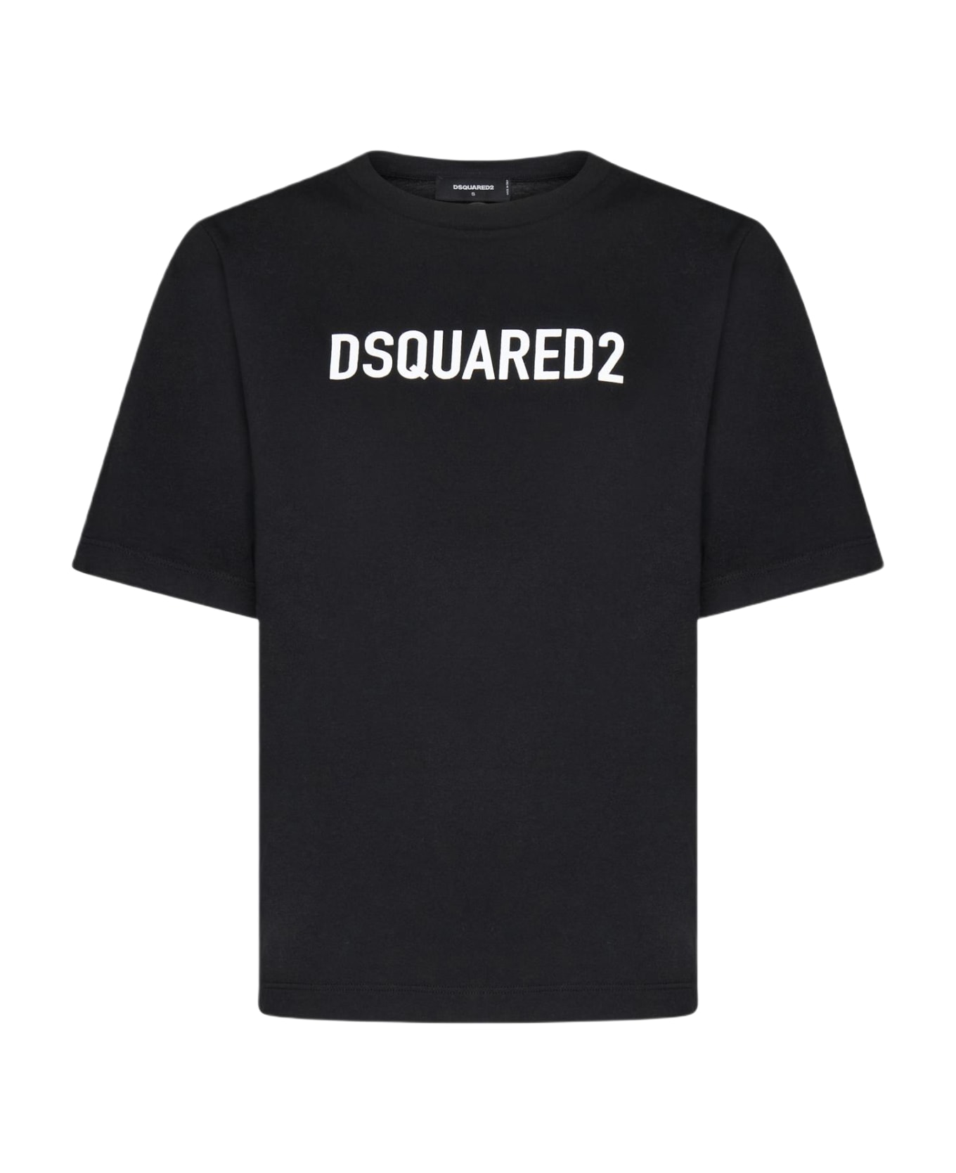 Dsquared2 Logo Cotton T-shirt - Black