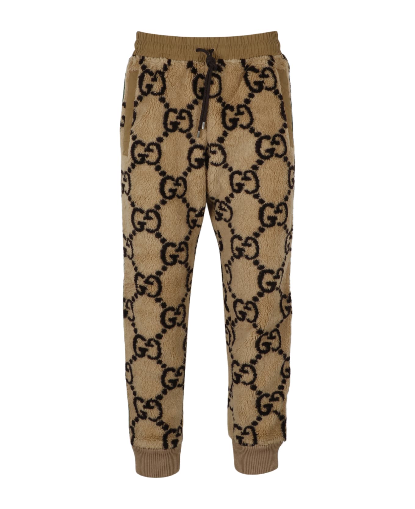 Gucci Wool Sweatpants - Brown