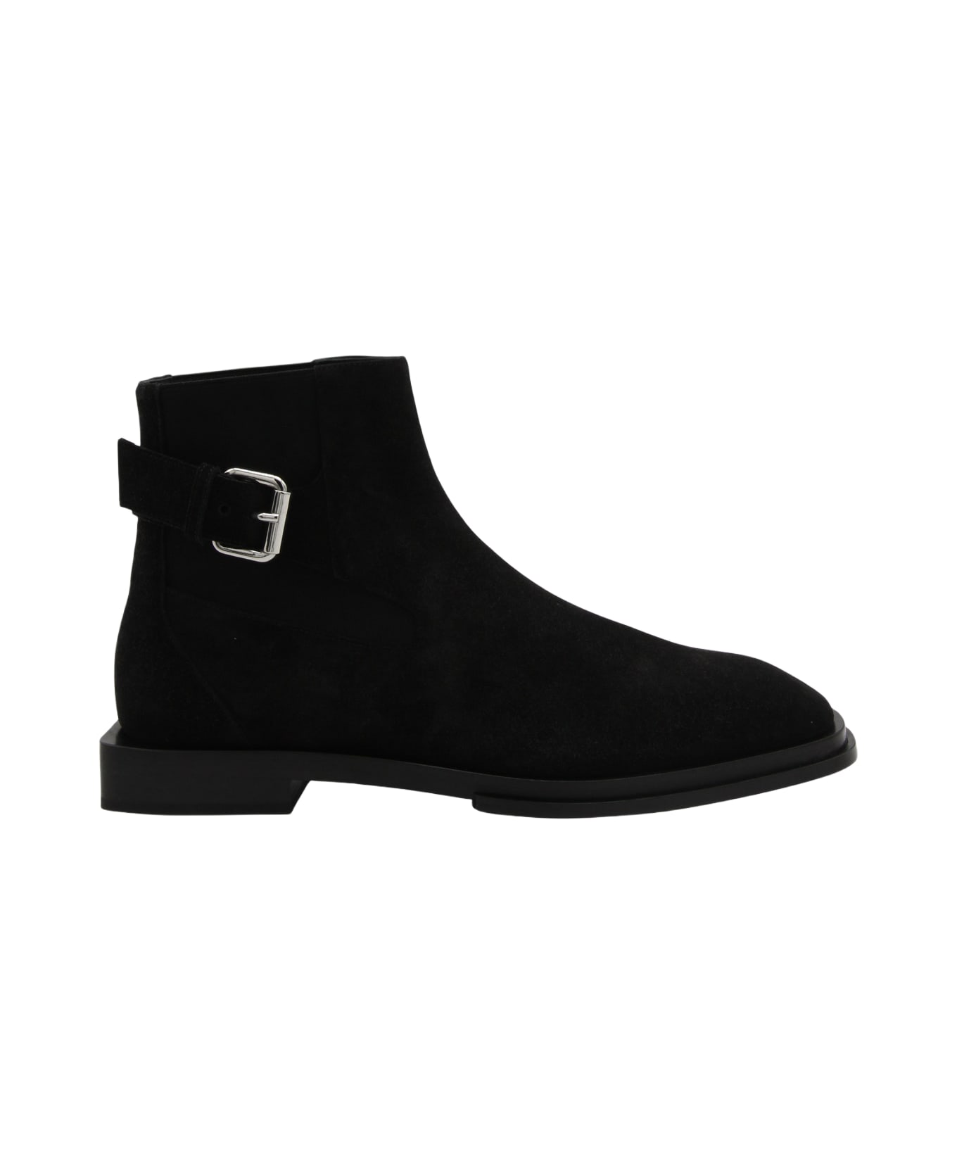 Alexander McQueen Black Leather Boots - Black