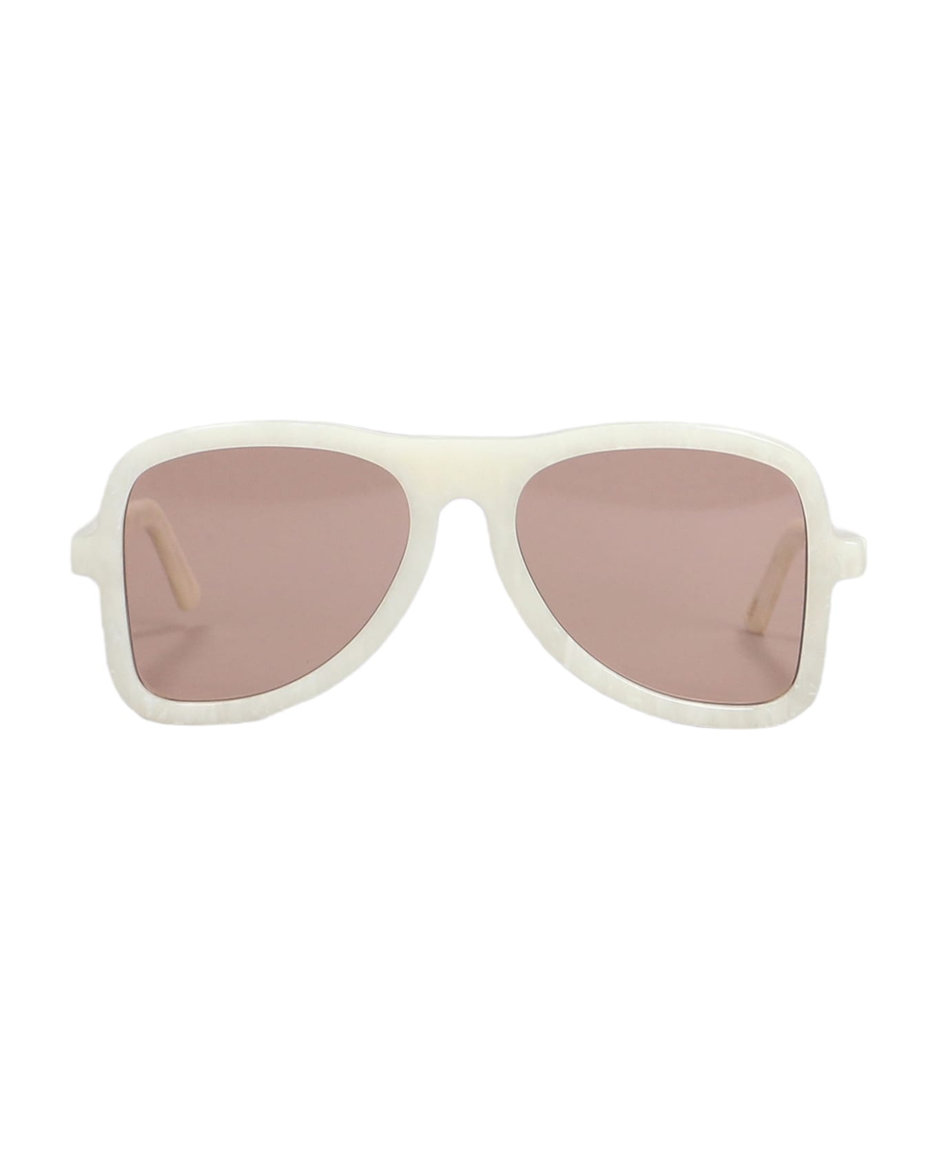 Séfr Sunglasses In White Acetate - white