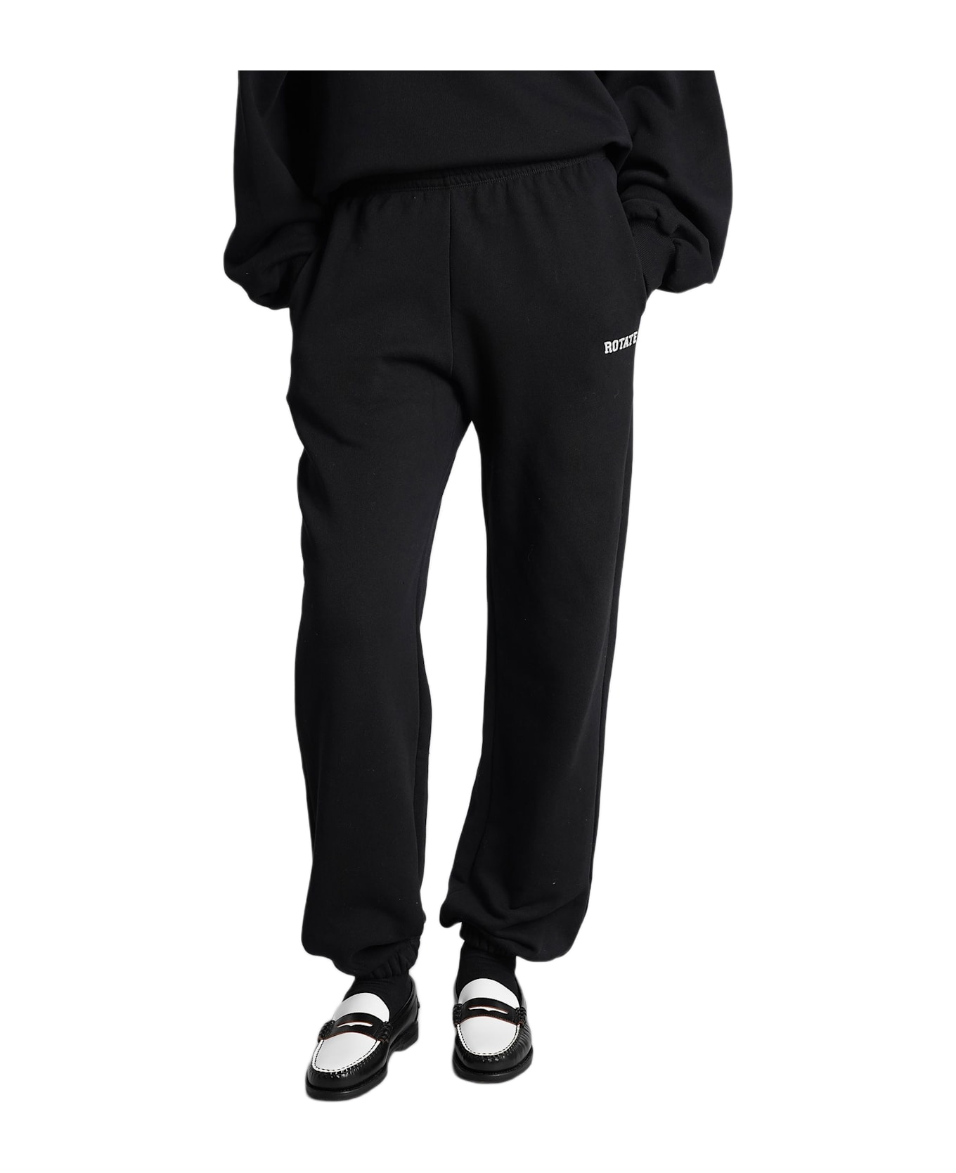 Rotate by Birger Christensen Pants In Black Cotton - black