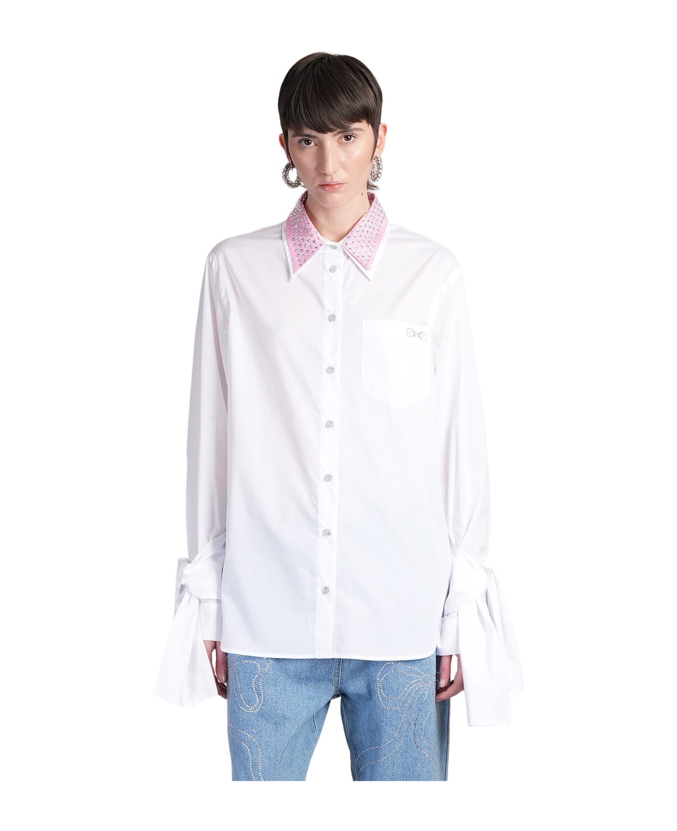 Mach 
Mach Shirt In White Cotton - white